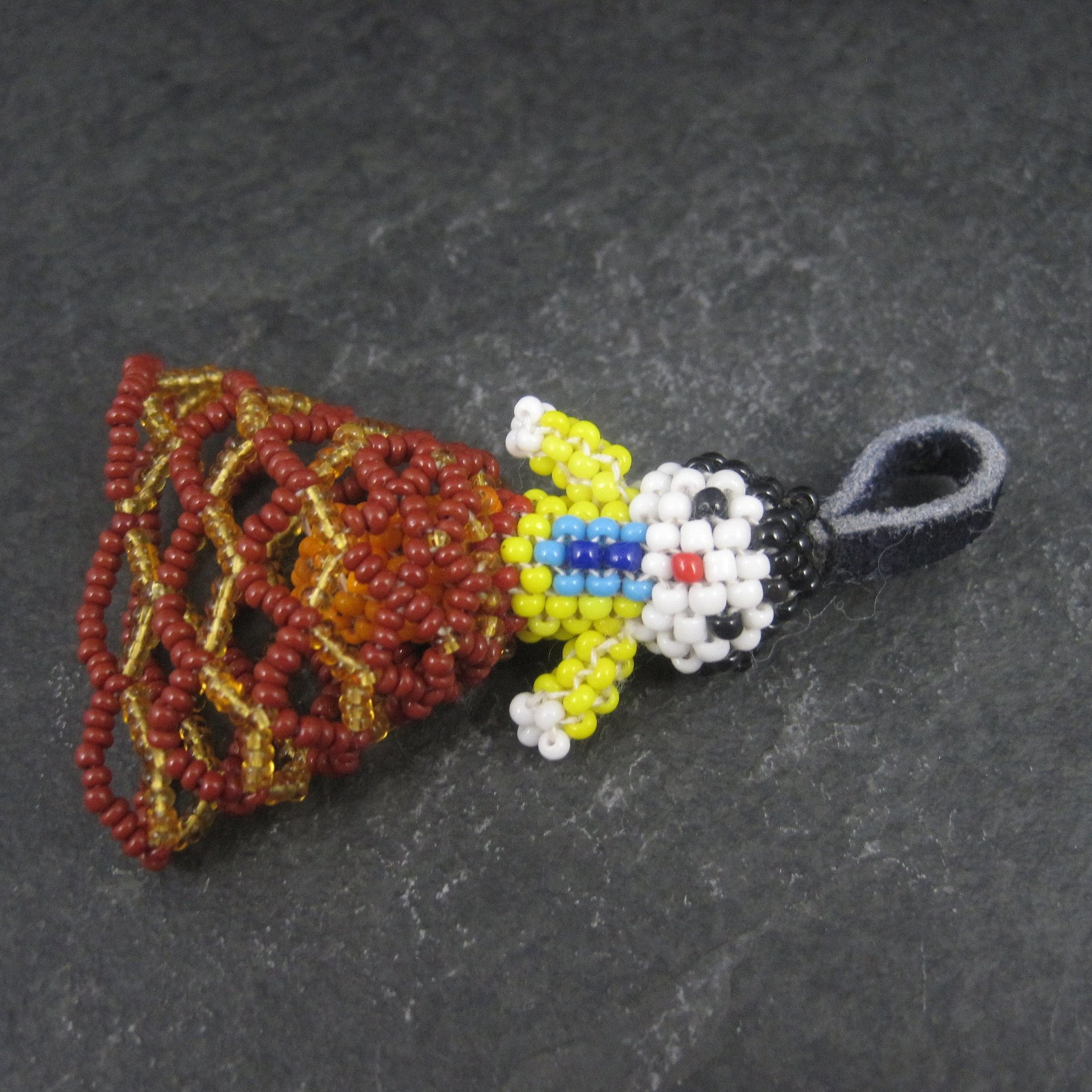 Sioux Beaded Maiden Pendant