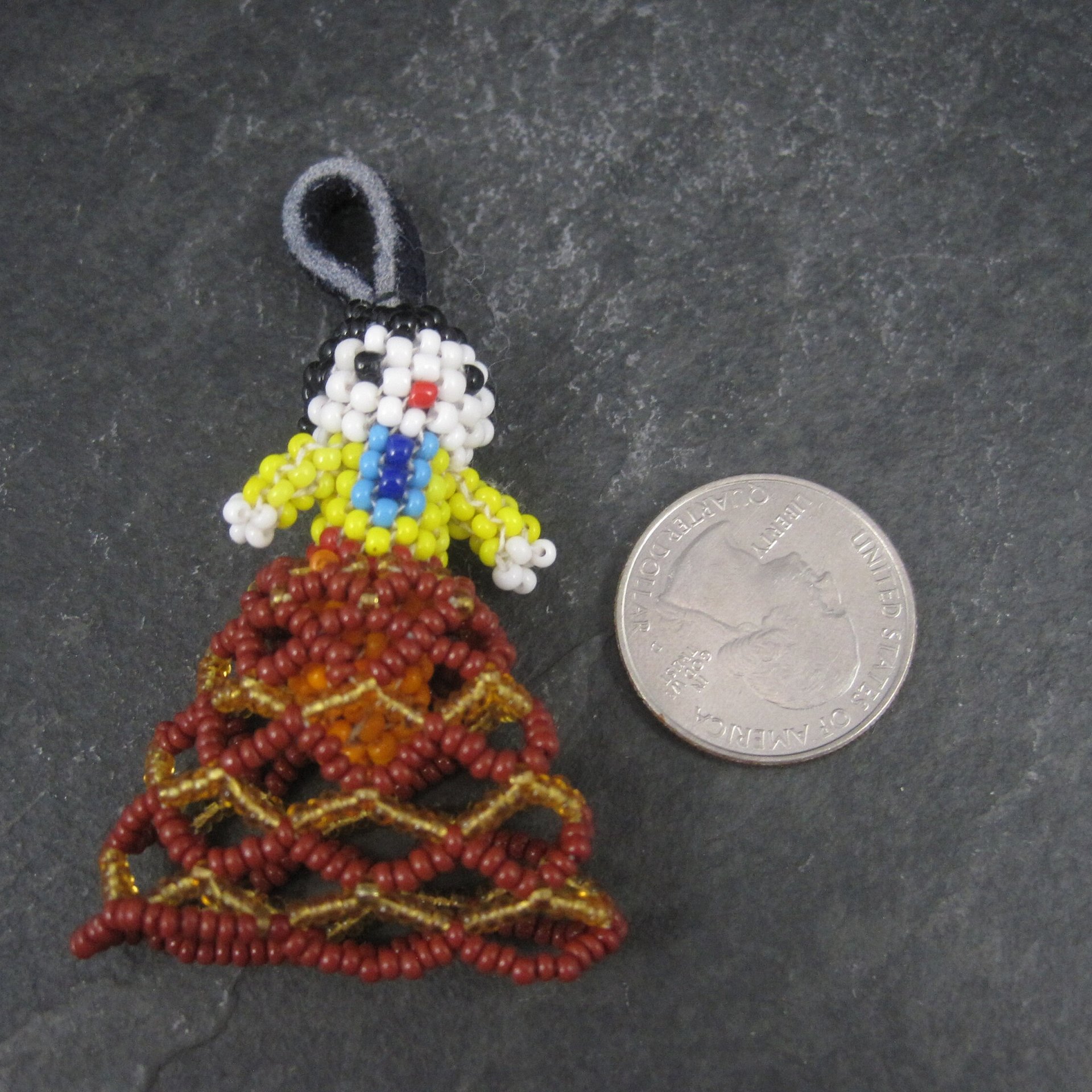 Sioux Beaded Maiden Pendant