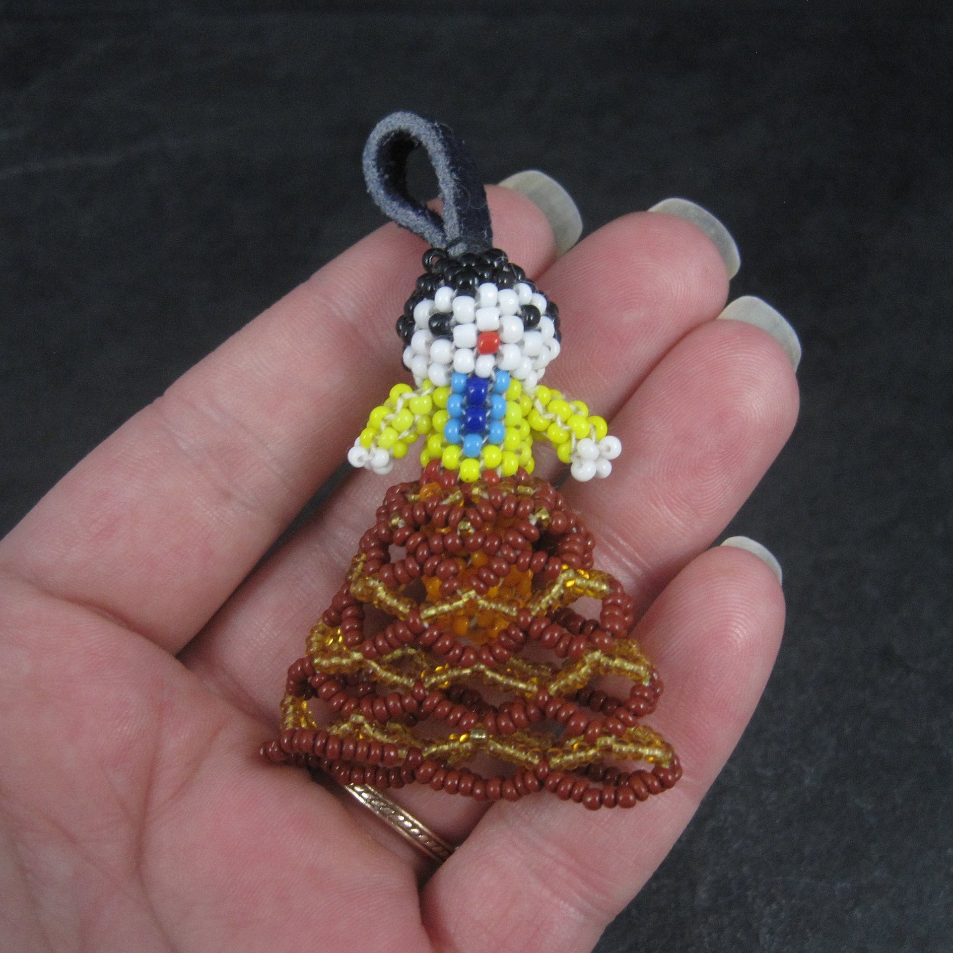 Sioux Beaded Maiden Pendant