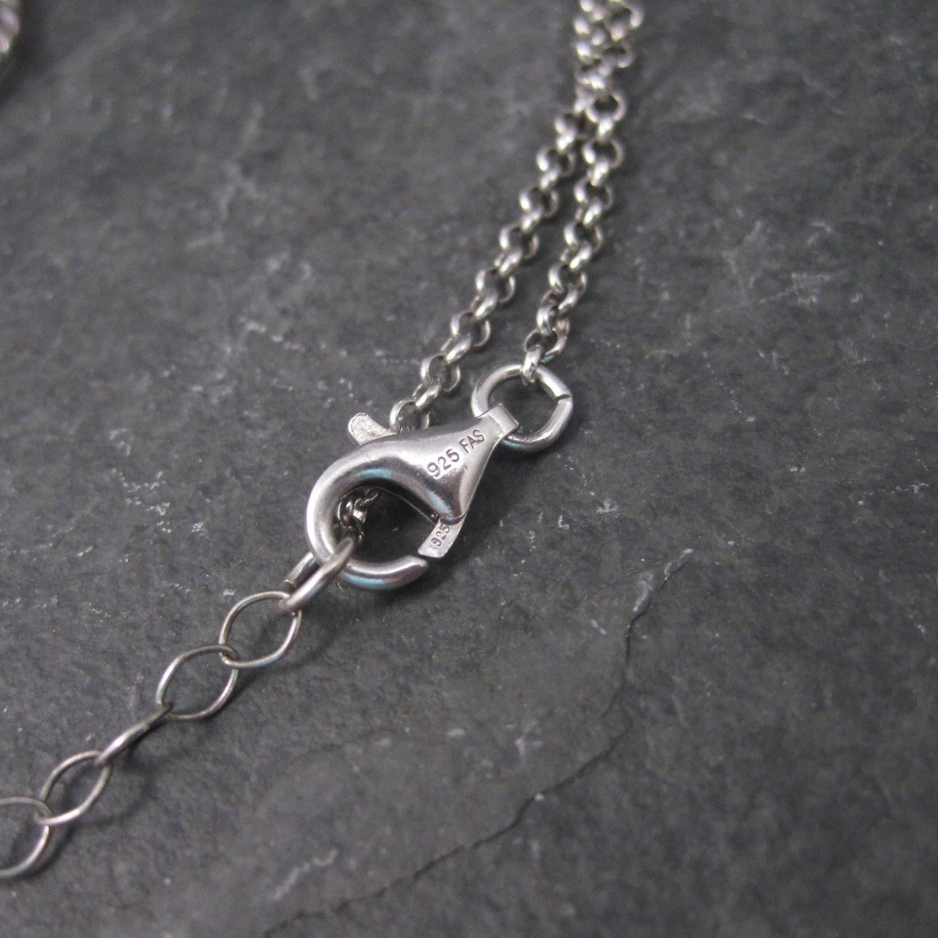Estate Sterling Cubic Zirconia Necklace