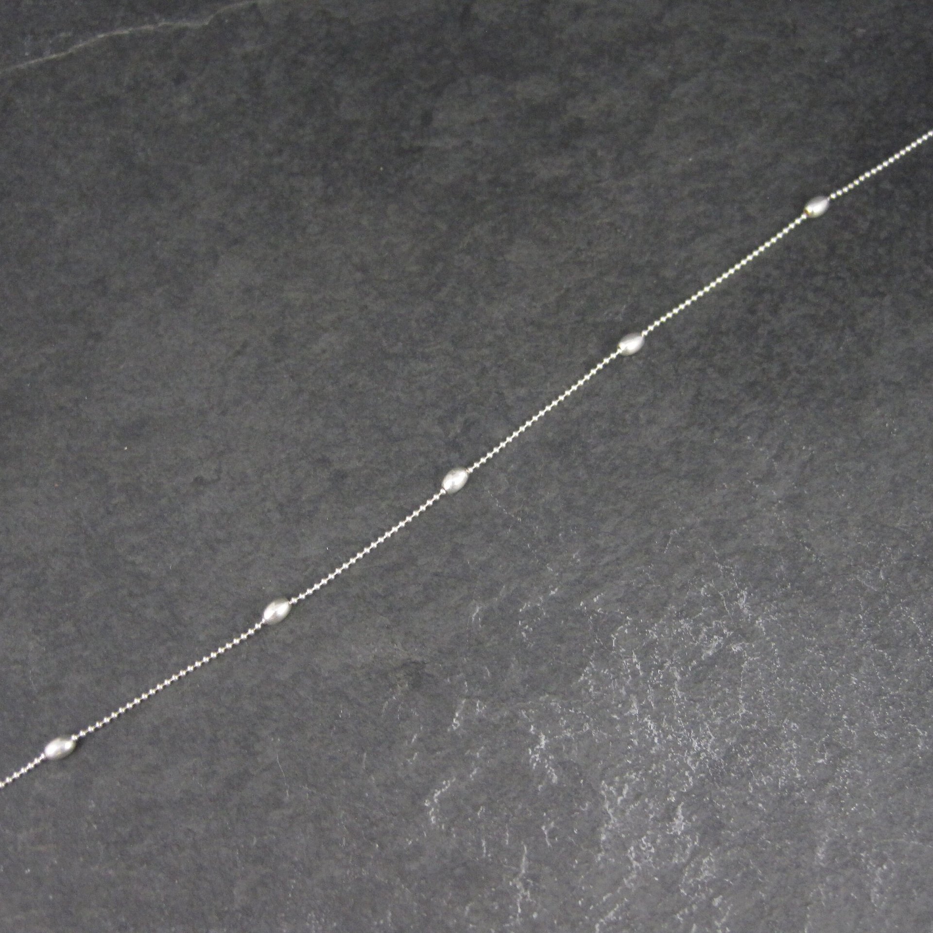 Dainty Italian Ball Chain Bracelet 9 Inches