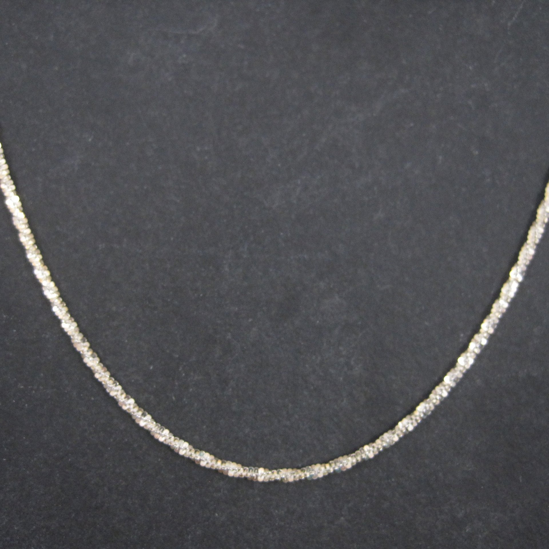 Vintage Italian Sterling Necklace Chain 19.5 Inches