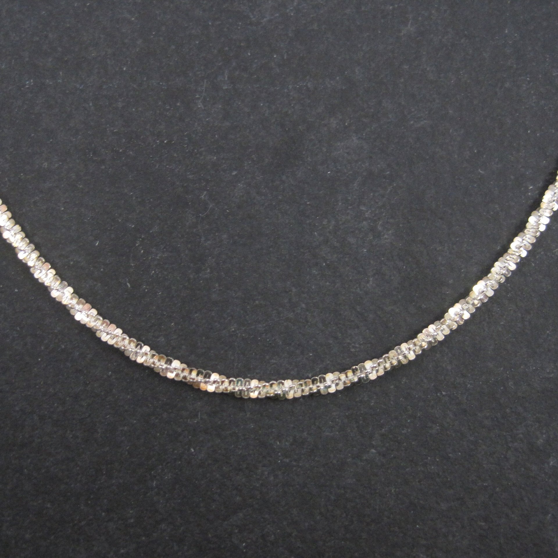 Vintage Italian Sterling Necklace Chain 19.5 Inches