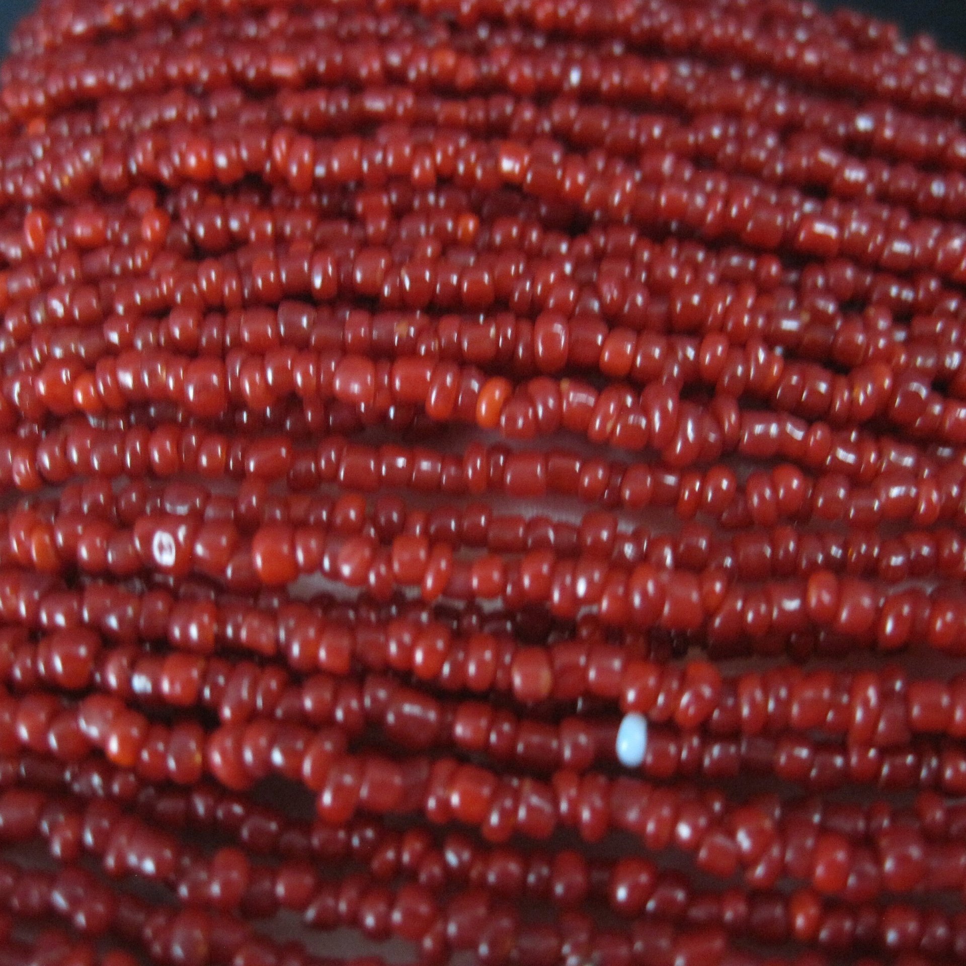 Southwestern Vintage 40 Strand Coral Bead Necklace 20.5 Inches