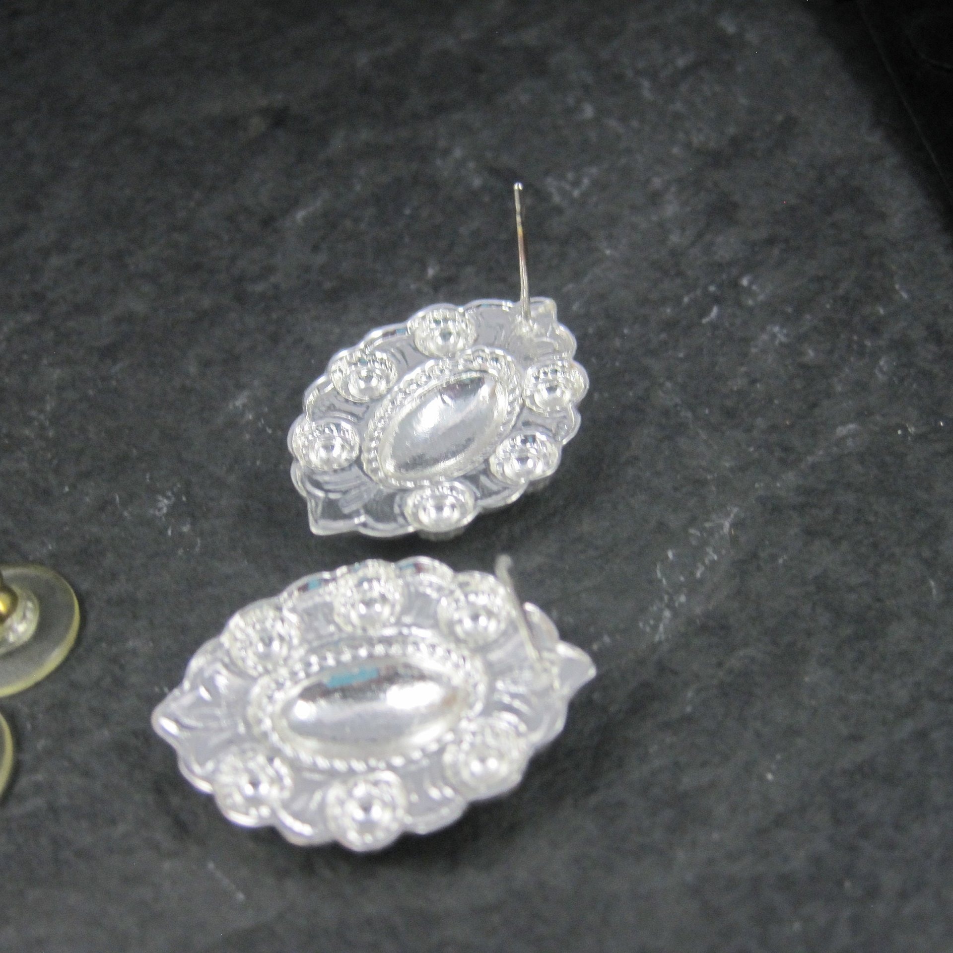 Vintage Western Circle Y of Yoakum Earrings