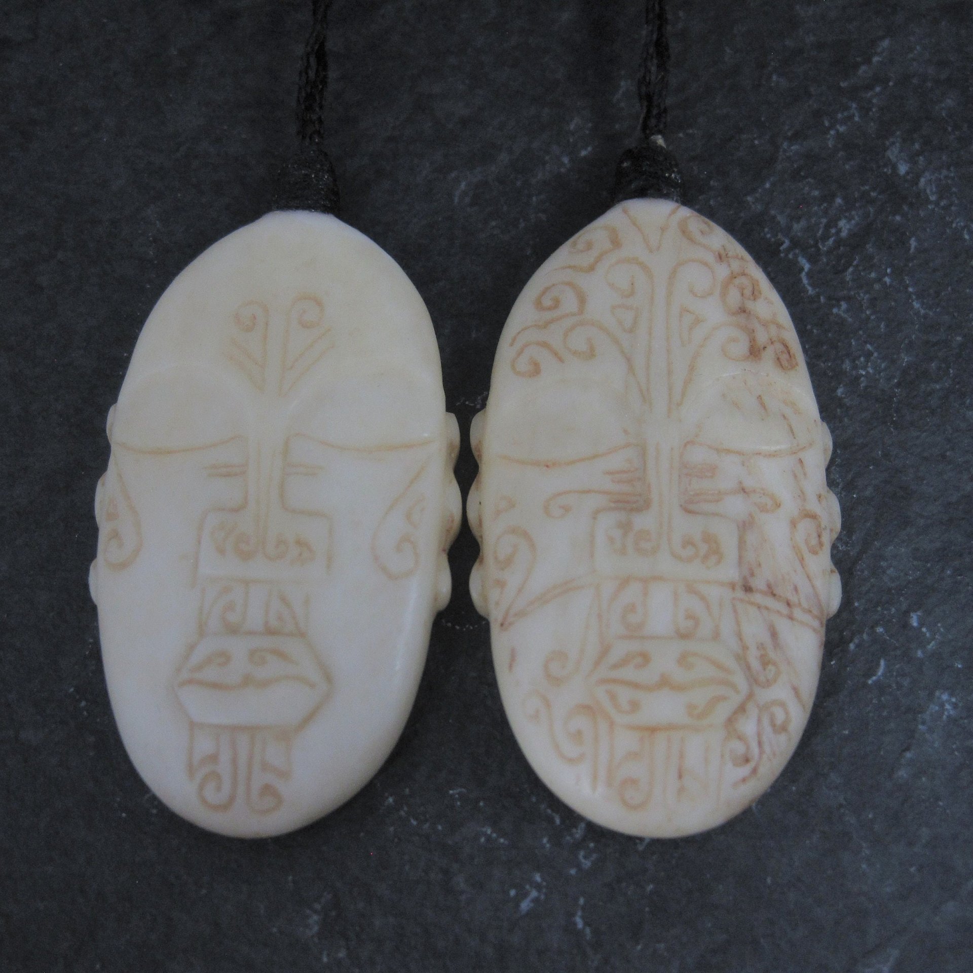 Maori Mother and Father of Creation Pendants Necklaces