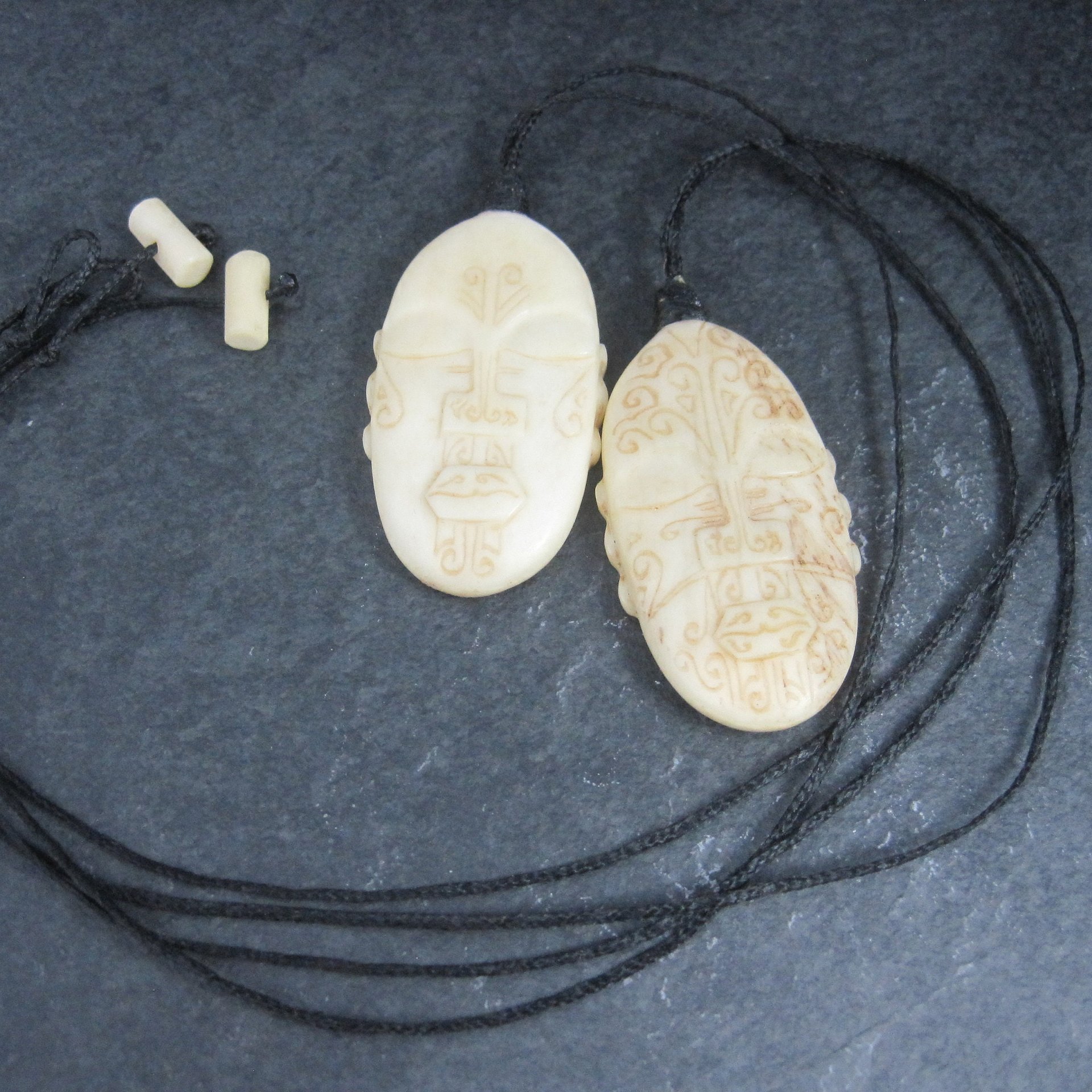 Maori Mother and Father of Creation Pendants Necklaces