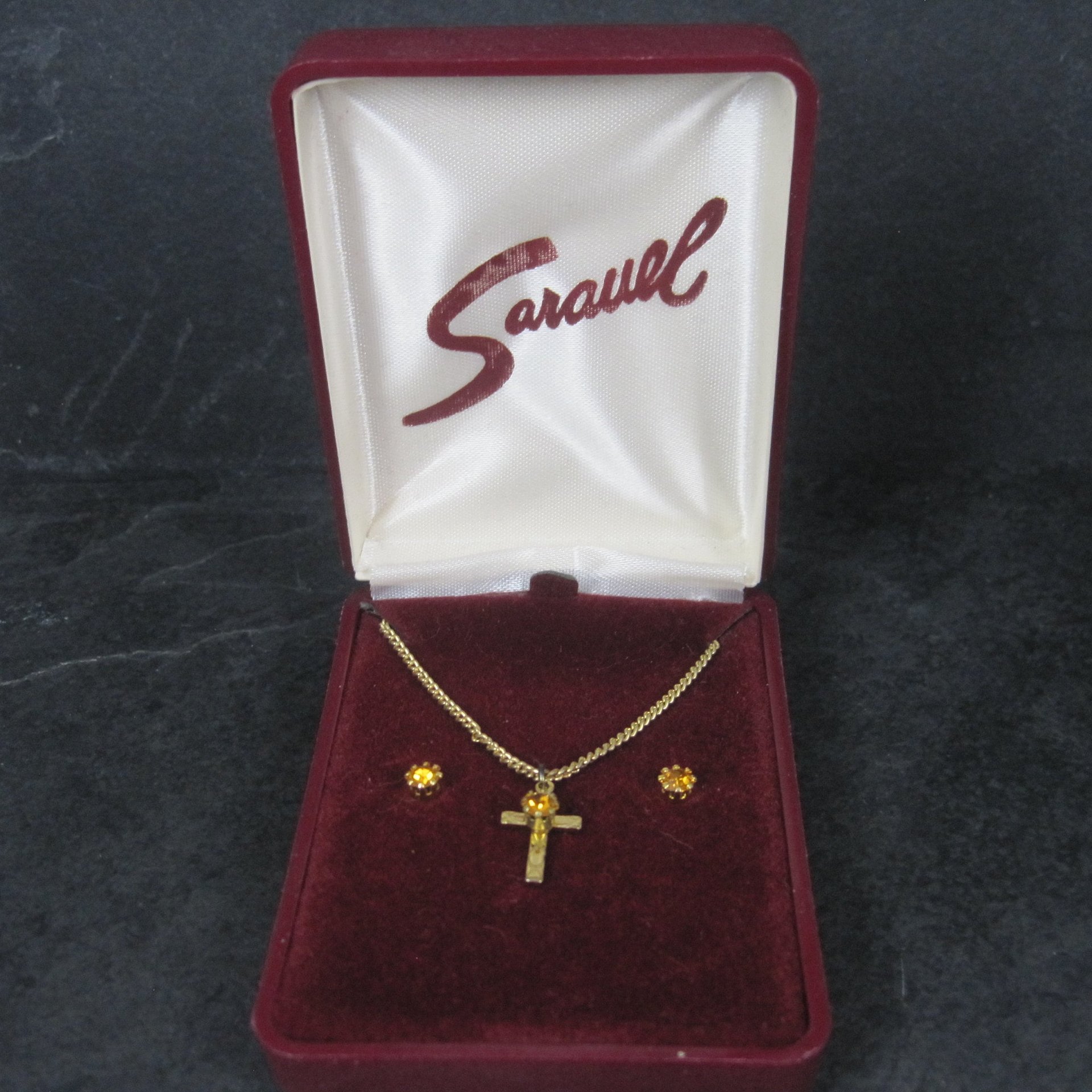 Kids Cross Stud Earrings Jewelry Set by Saravel