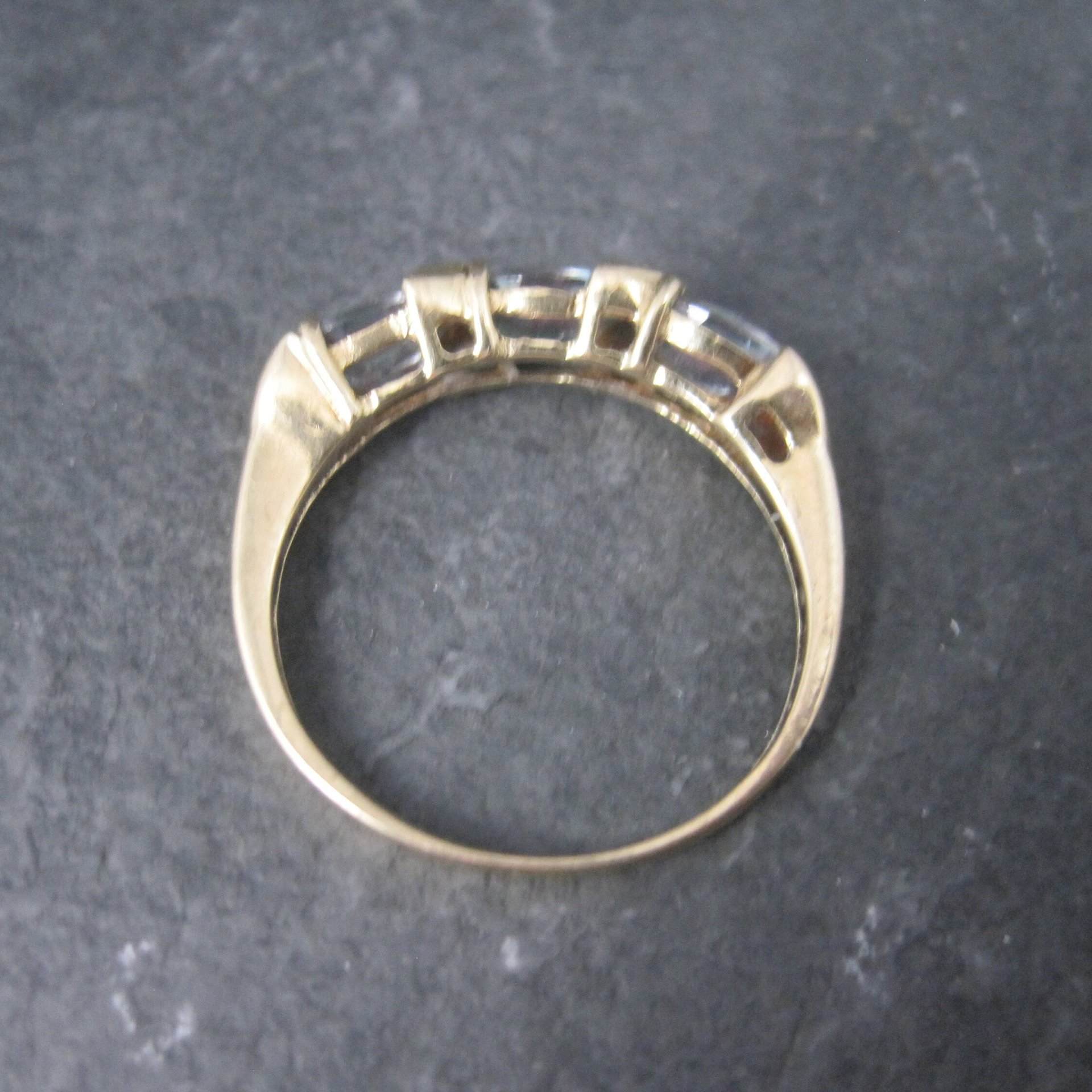 Vintage 10K Mystic Topaz Ring Size 7