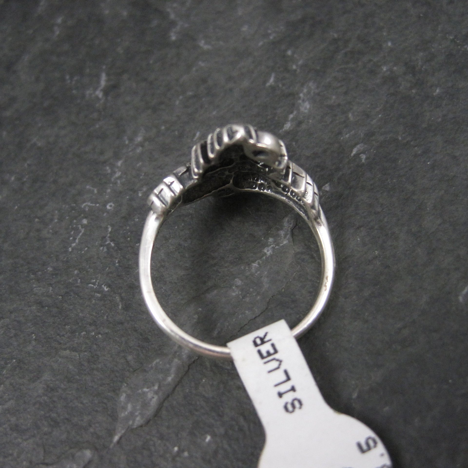 Vintage Black Hills Silver Leaf Ring
