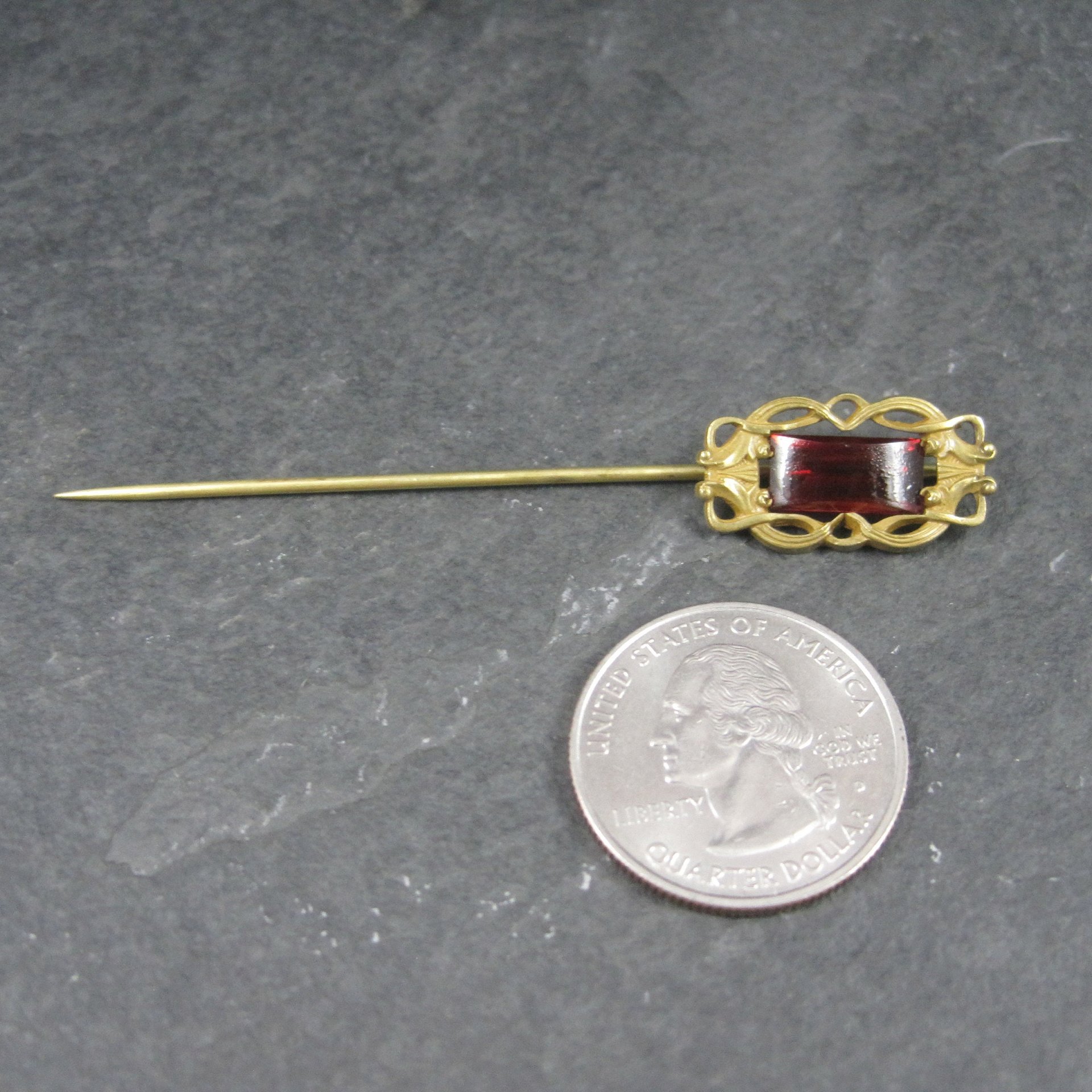 Antique Victorian 18K Stick Pin Deadstock