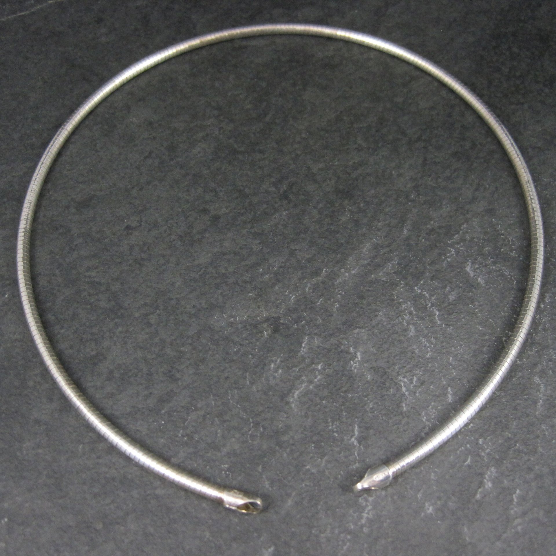 Vintage 3mm Italian Sterling Snake Chain 15 Inches Needs Clasp