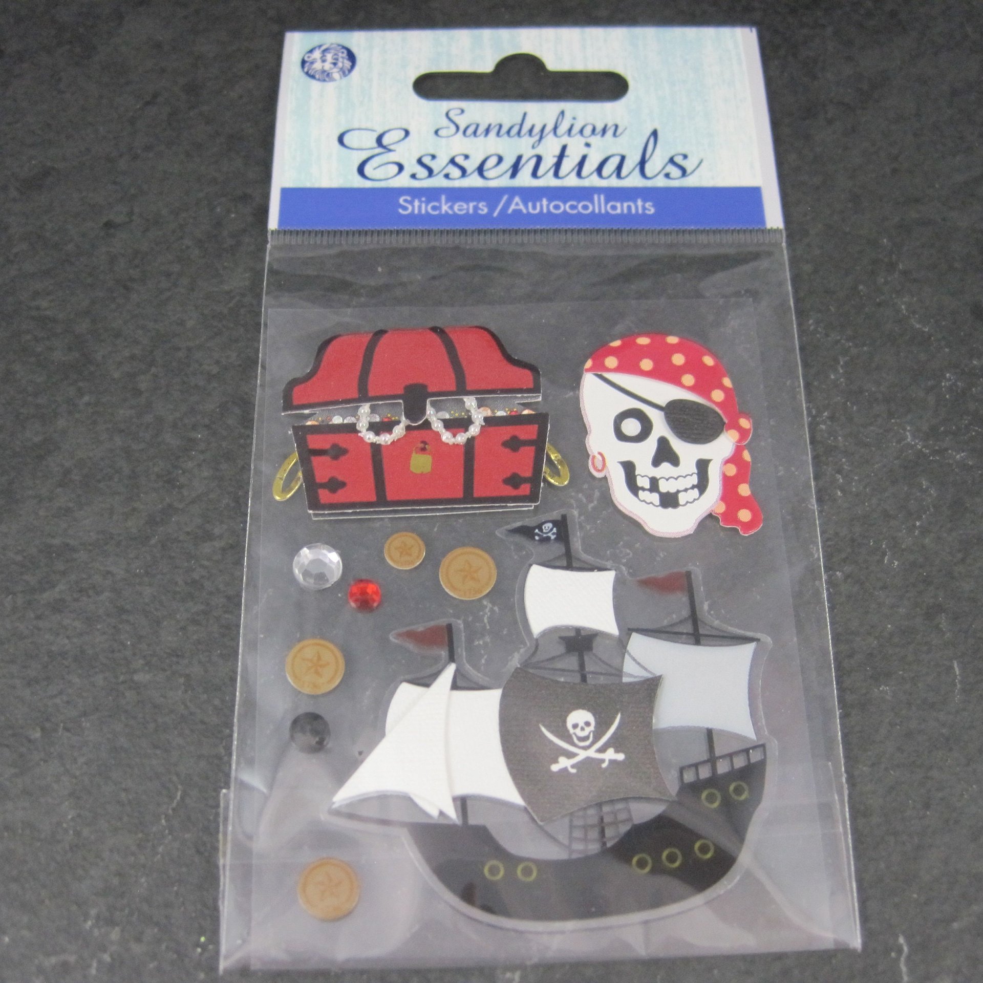 Sandylion Dimensional Pirate Stickers Scrapbooking