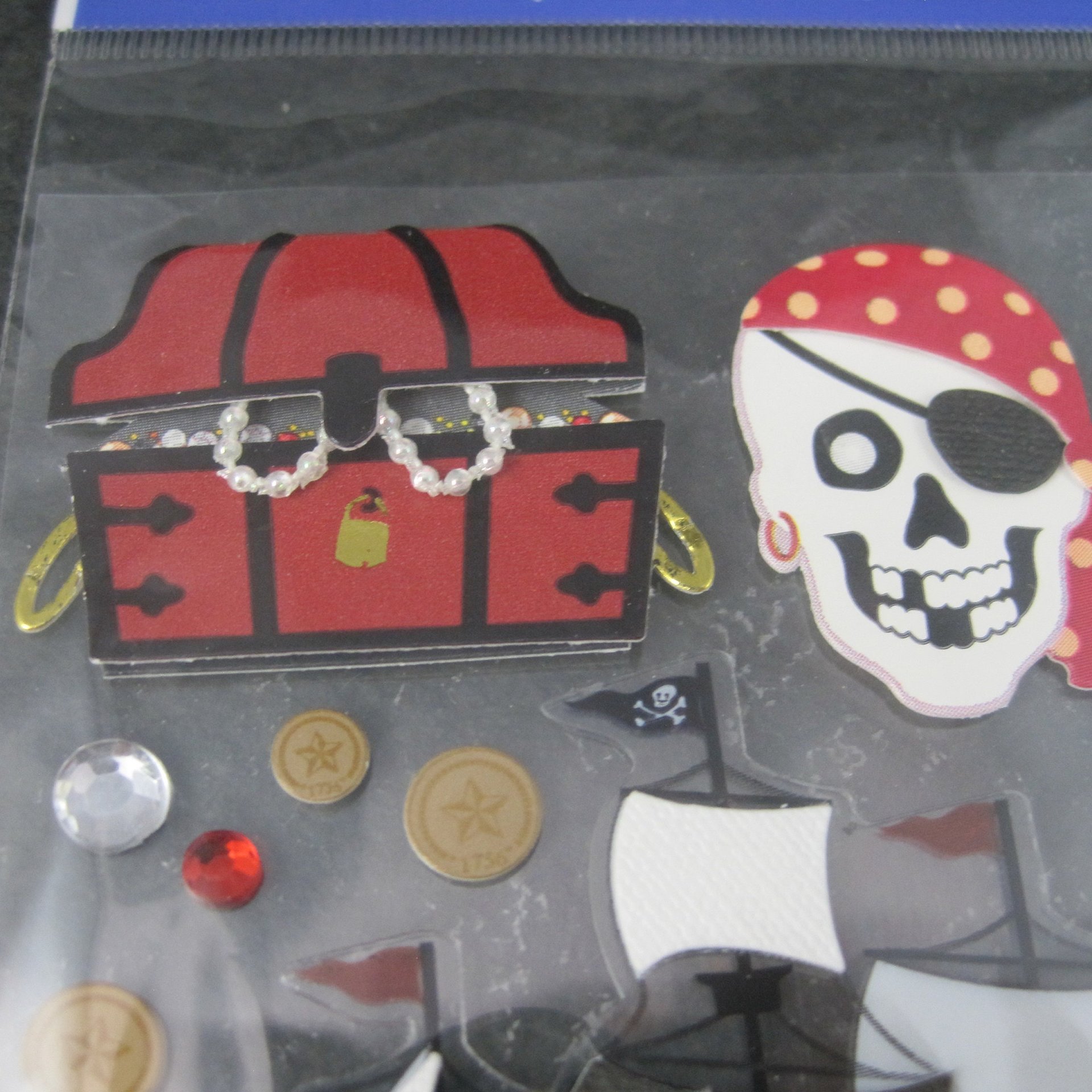 Sandylion Dimensional Pirate Stickers Scrapbooking