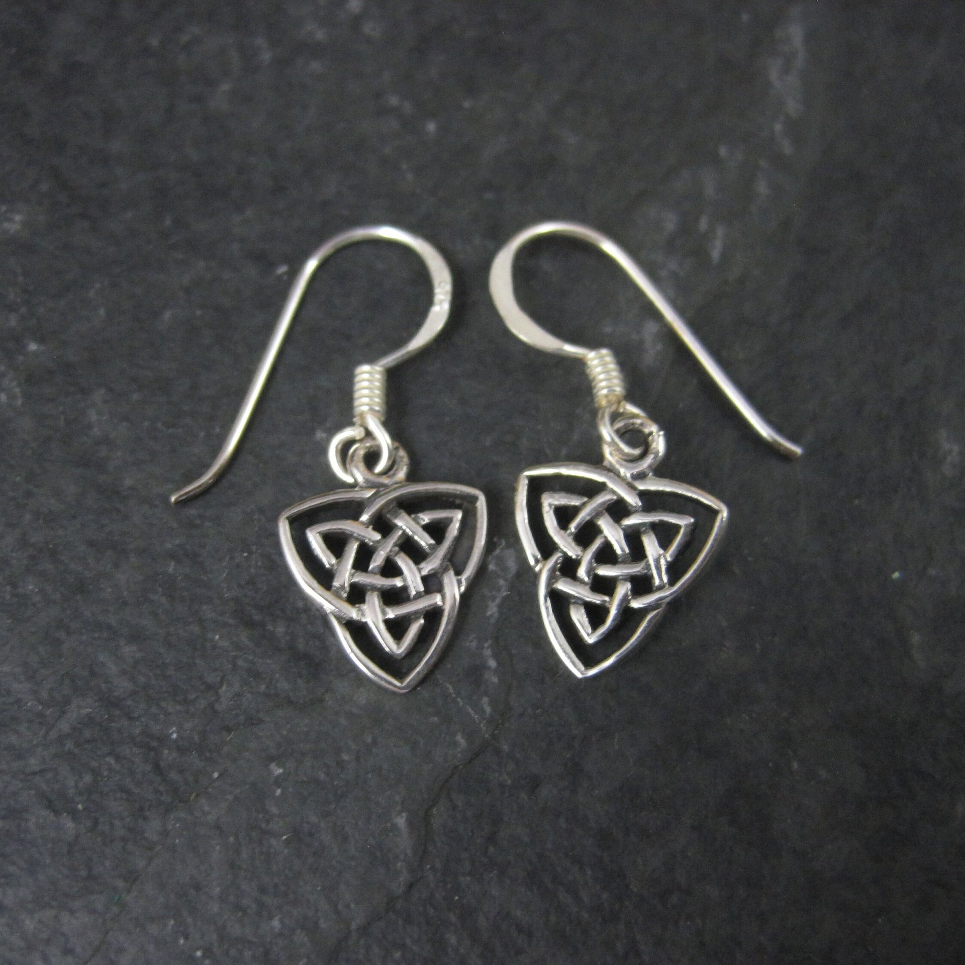 Dainty Sterling Celtic Earrings