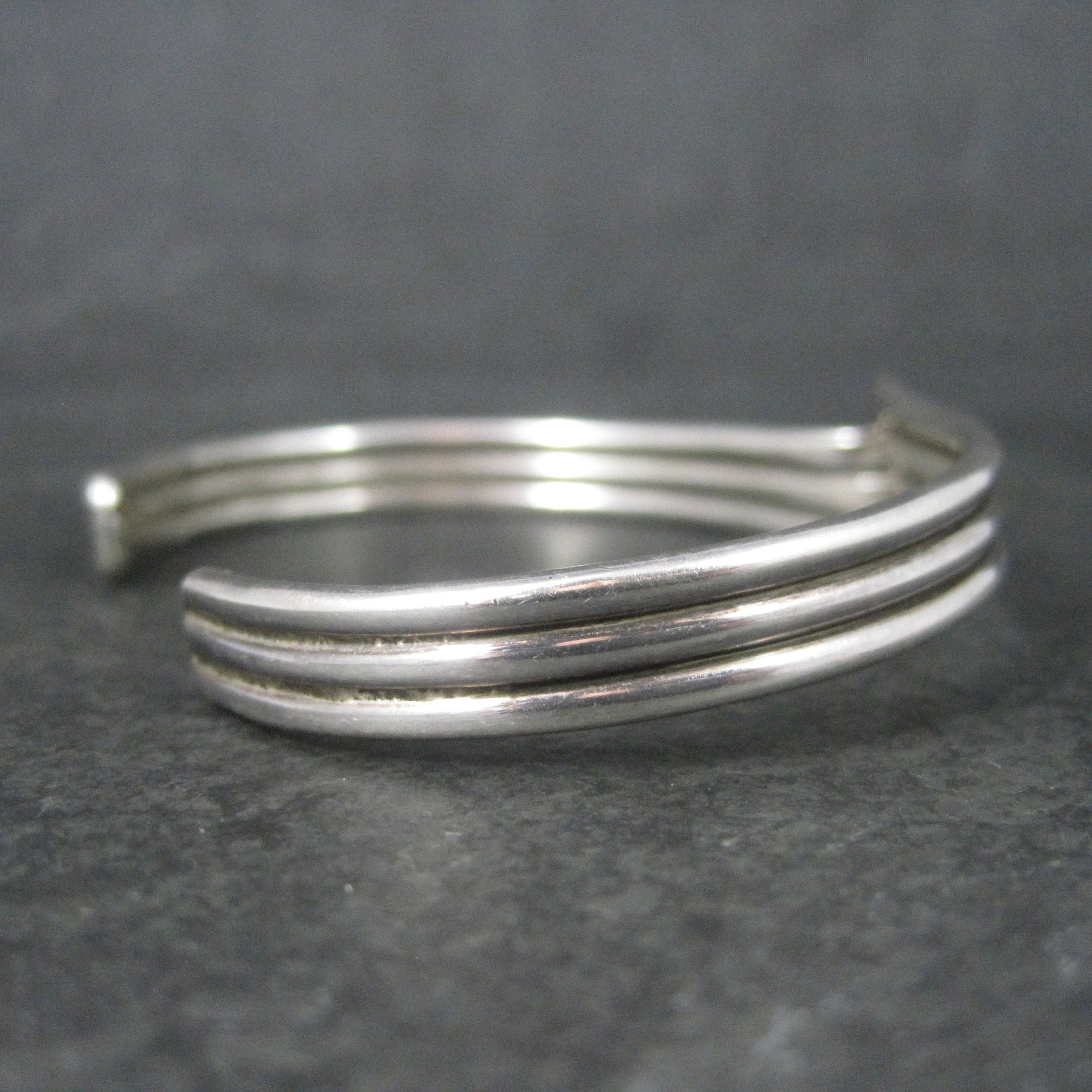Mexican Sterling Cuff Bracelet 6.5 Inches