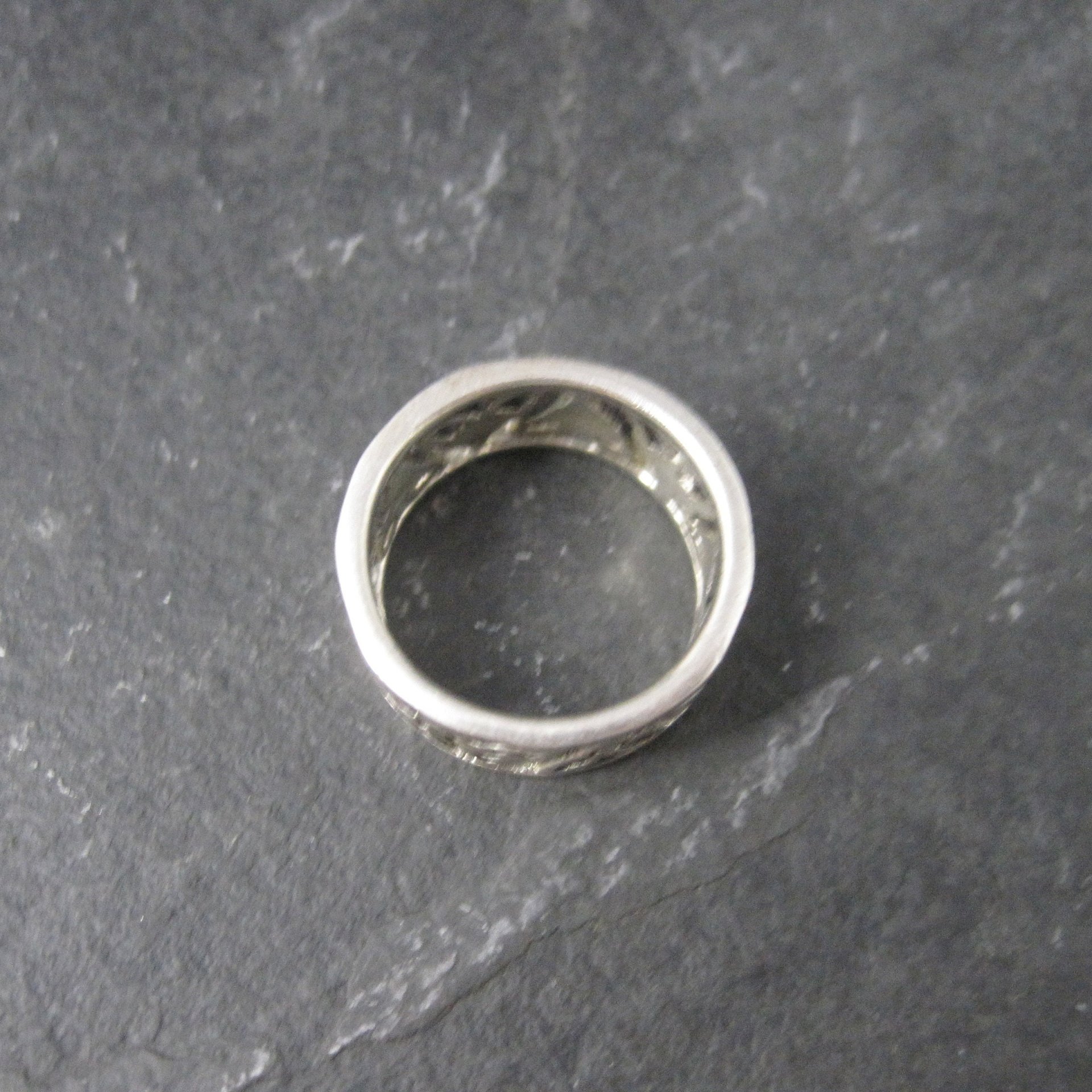 Estate Sterling 9mm Celtic Band Ring Size 5.5