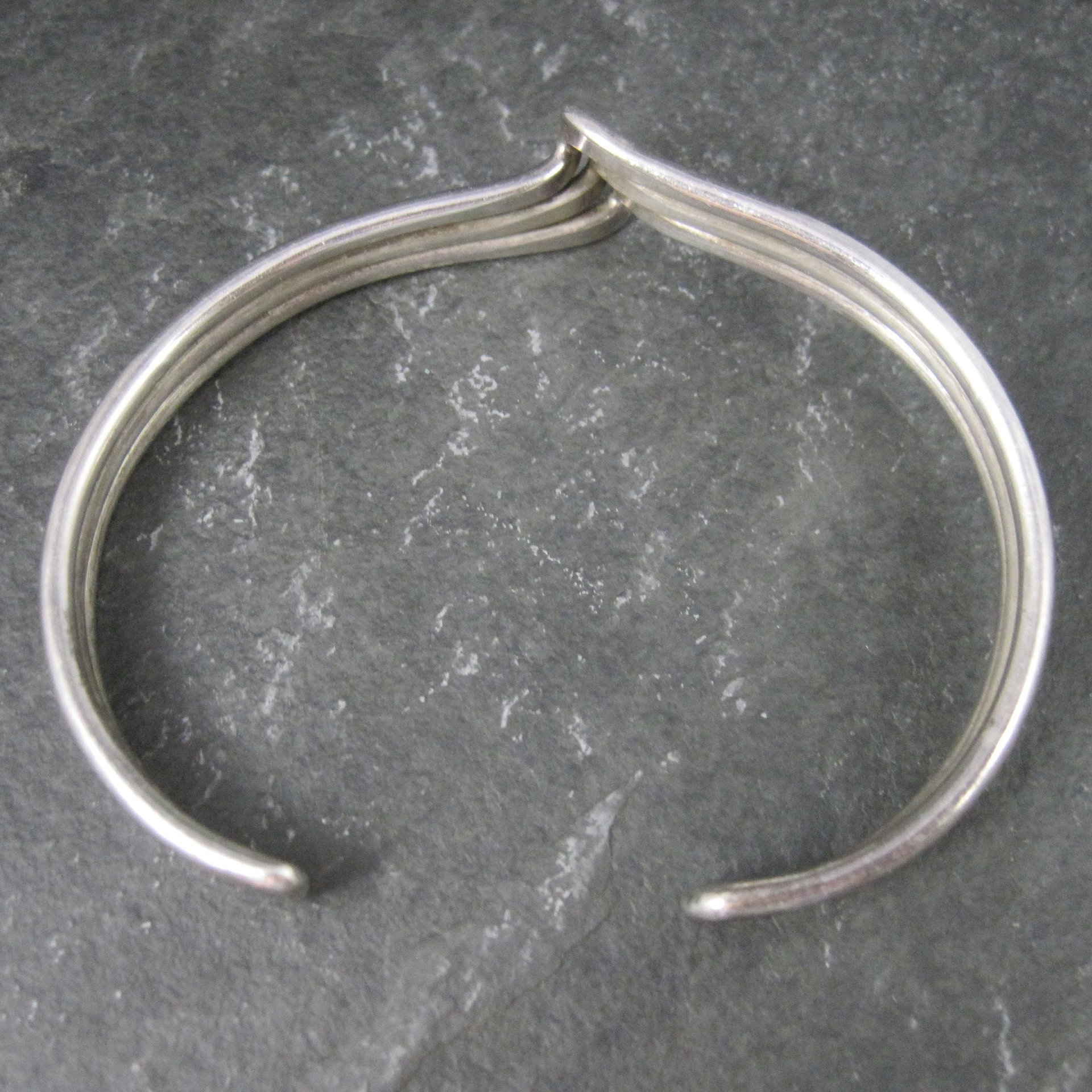 Mexican Sterling Cuff Bracelet 6.5 Inches