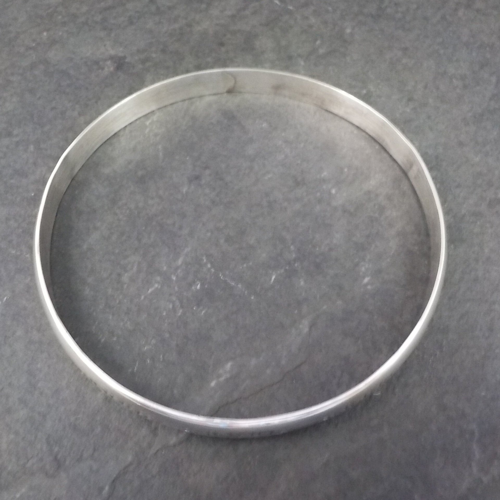 Navajo Vintage Sterling Bangle Bracelet 7.5 Inches