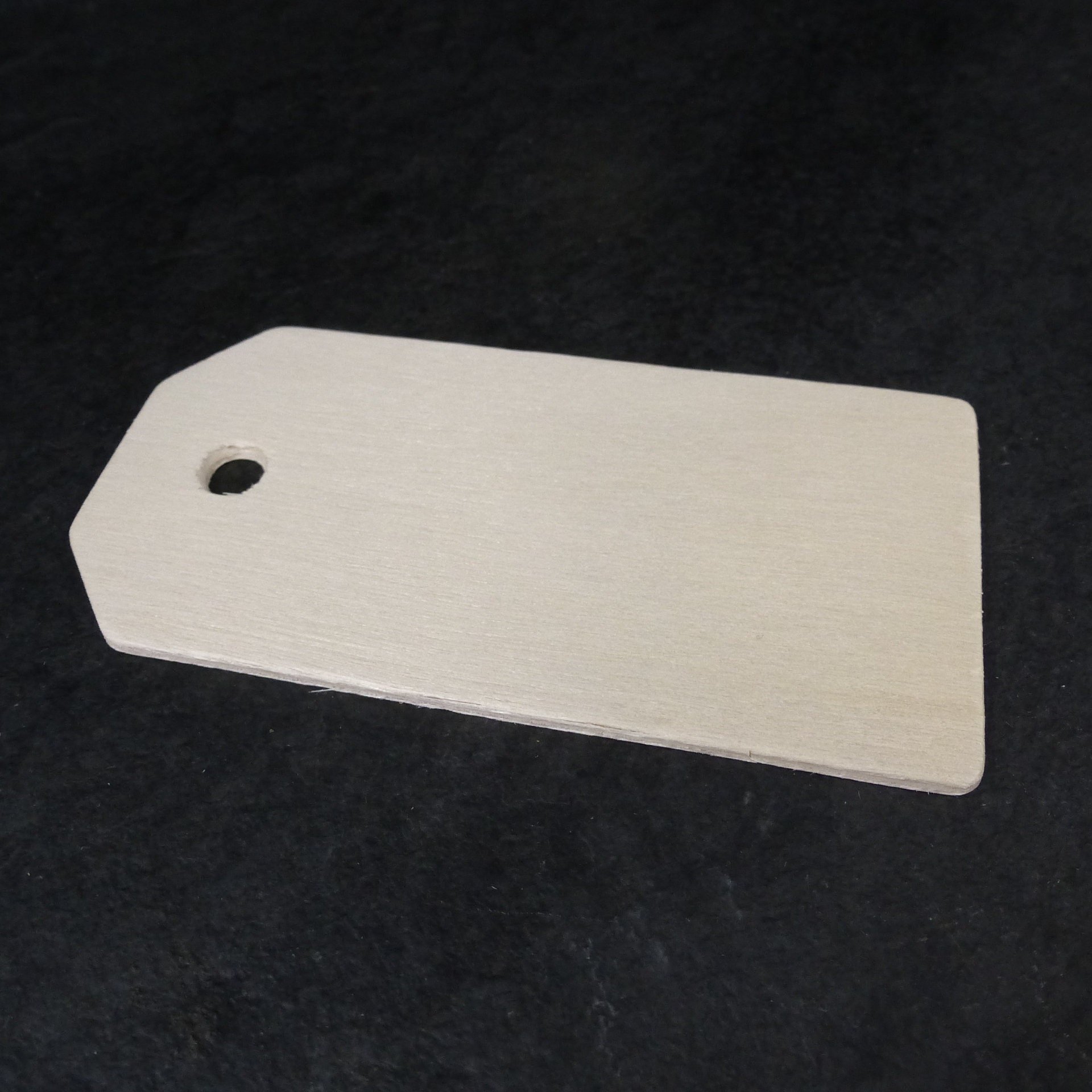 Unfinished Wooden Gift Tags 3.25 Inches by Crafters Closet