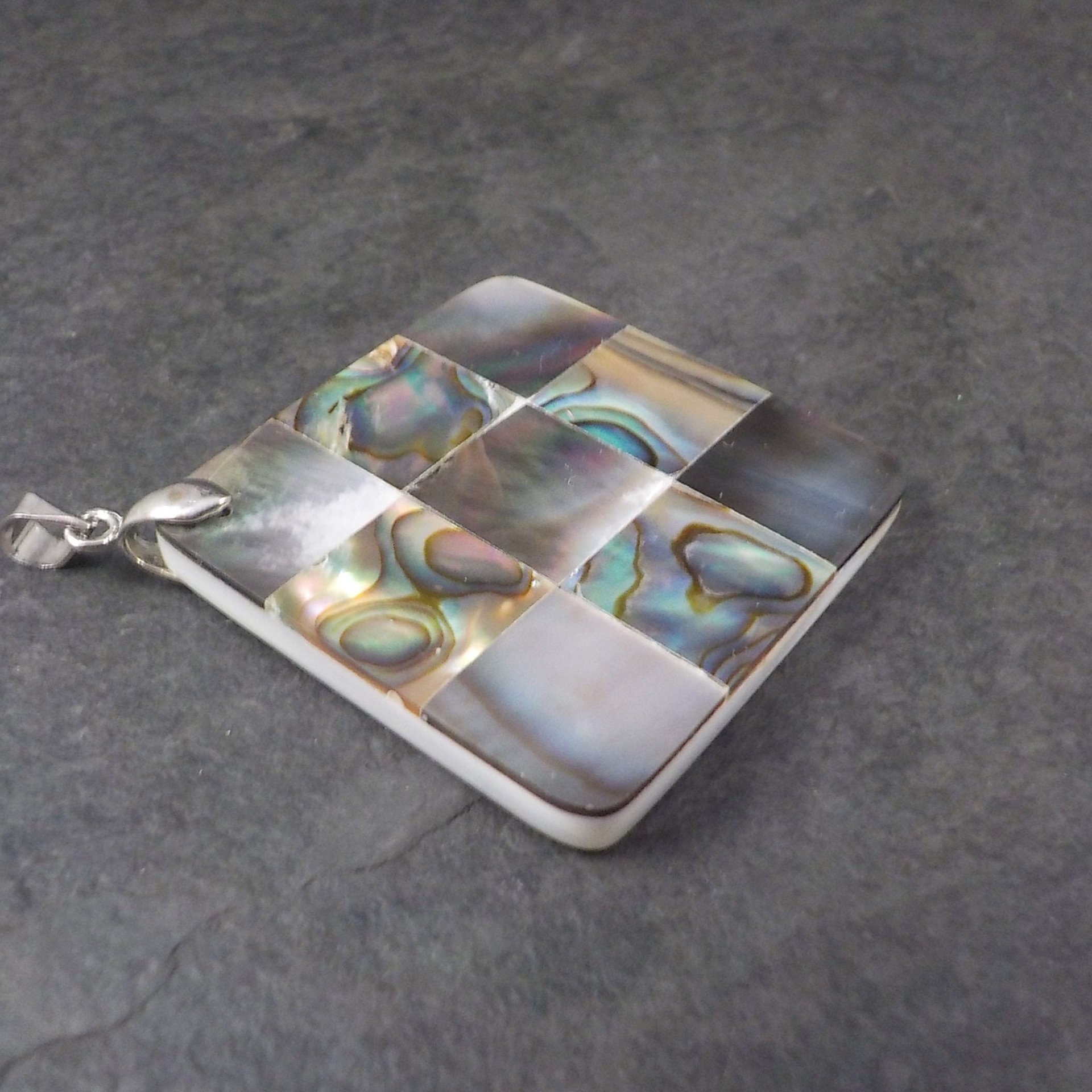 Vintage Abalone Shell Pendant