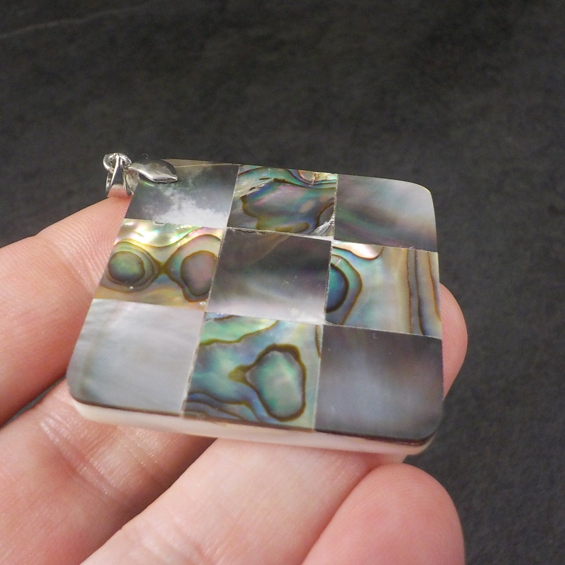 Vintage Abalone Shell Pendant