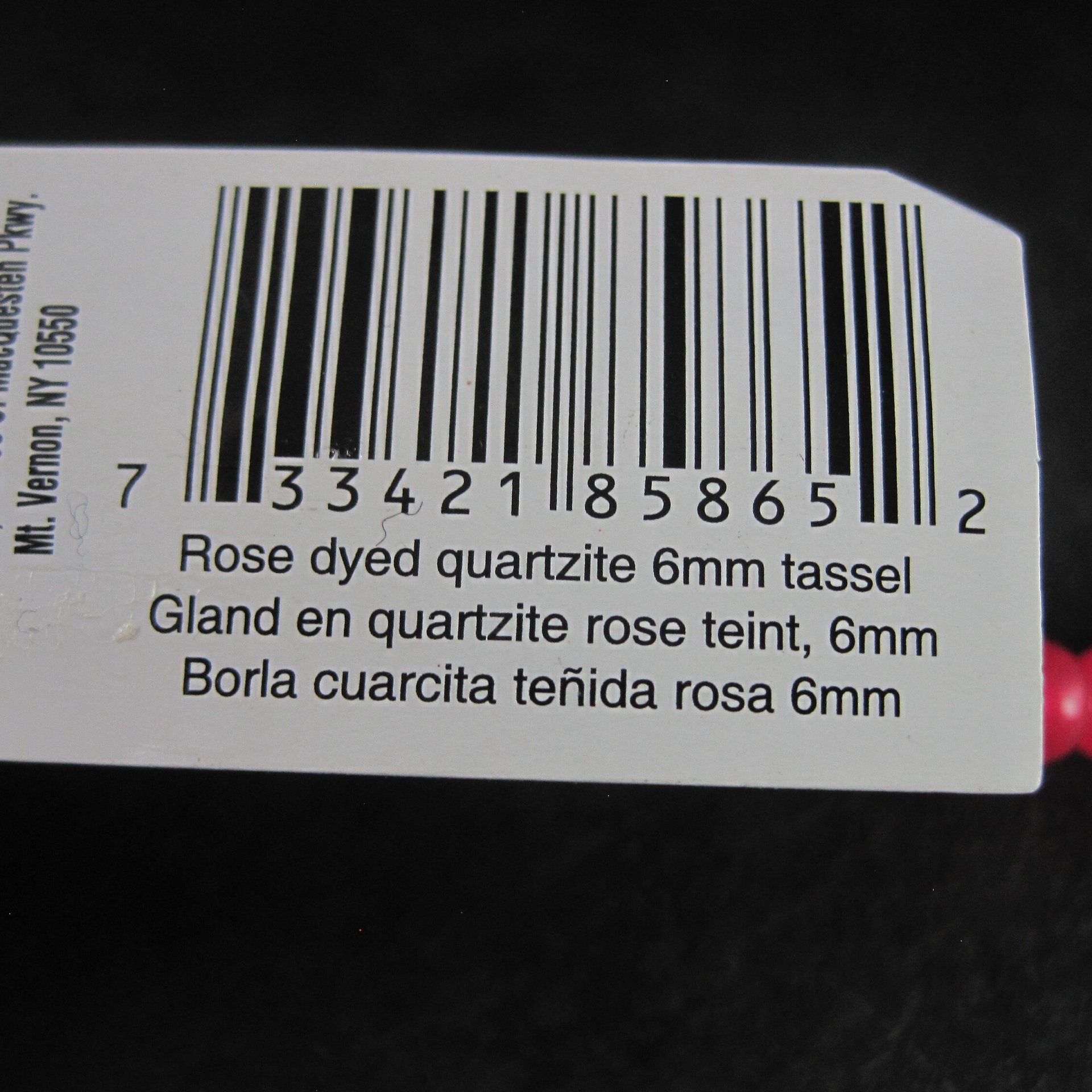 Pink Quartzite 6mm Round Bead Strand