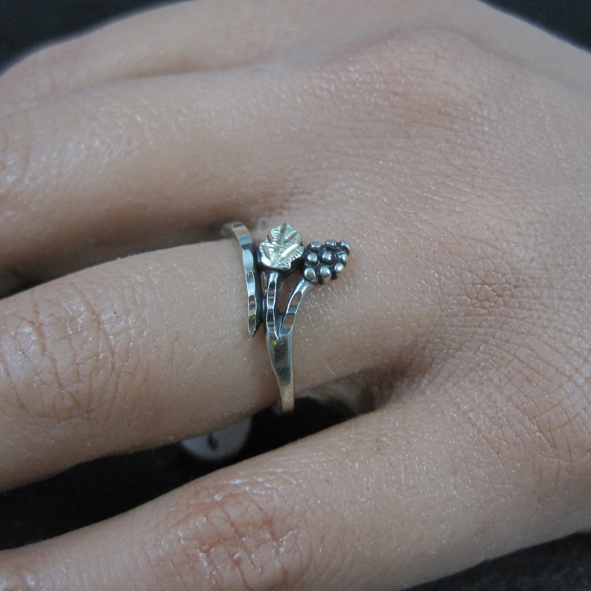 Dainty Black Hills Sterling Ring New Old Stock Multiple Sizes Available