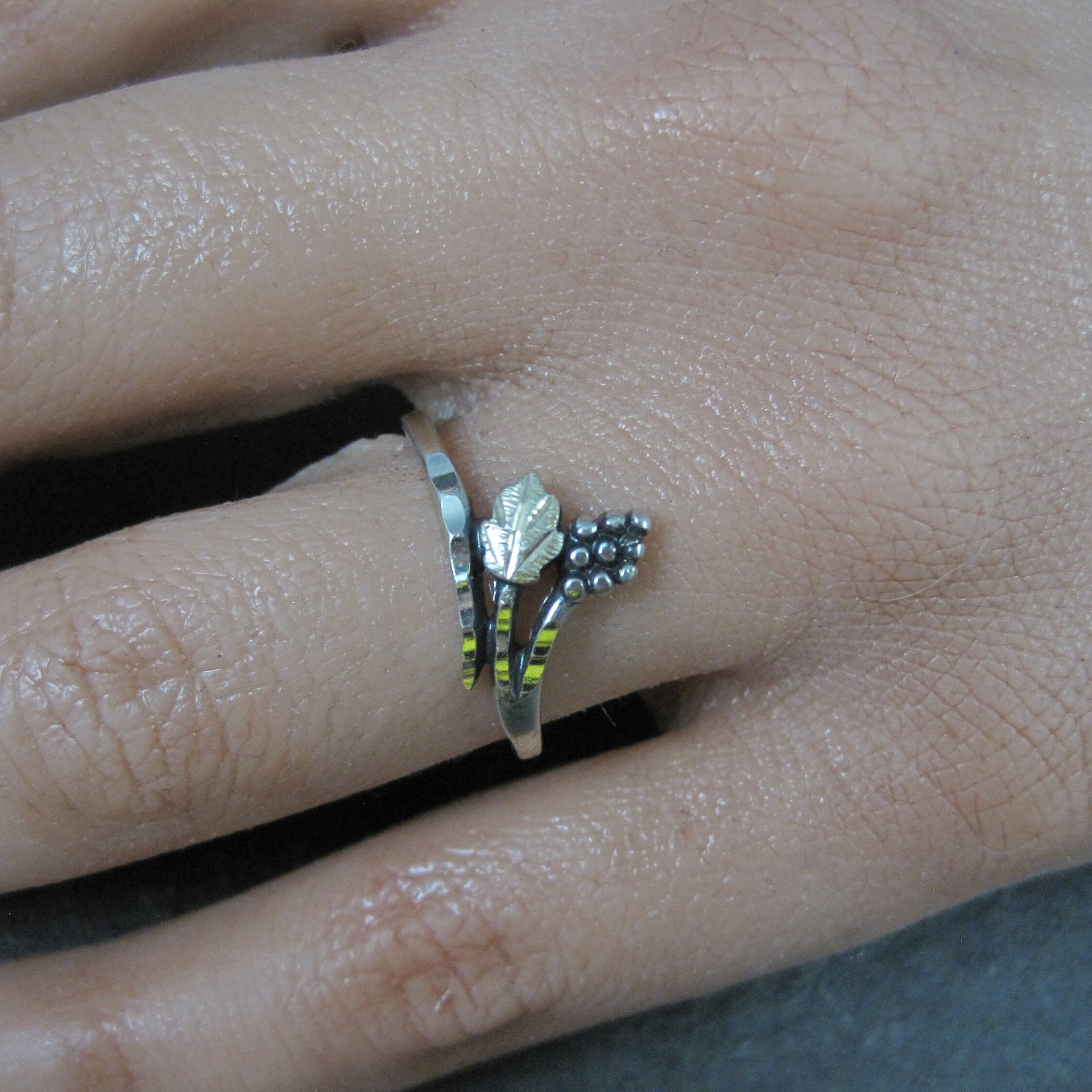 Dainty Black Hills Sterling Ring New Old Stock Multiple Sizes Available