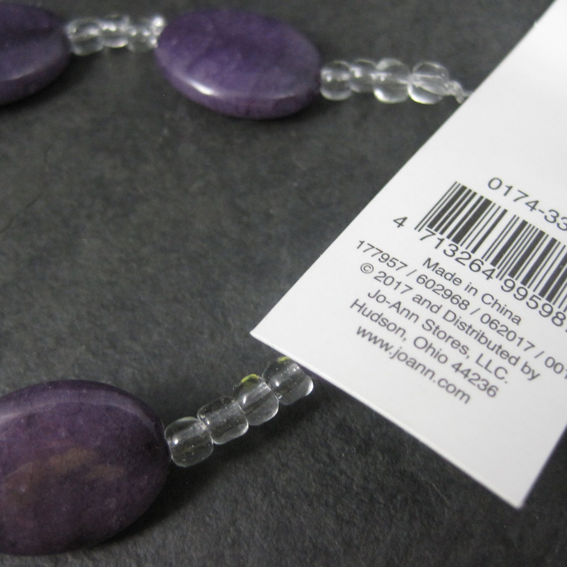 Hildie & Jo Purple Agate Beads 15x20mm Discontinued