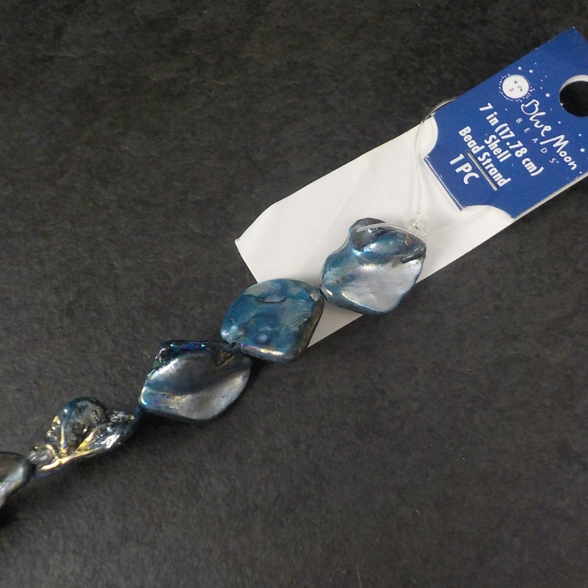 Blue Shell Beads 16-20mm Blue Moon Beads Discontinued