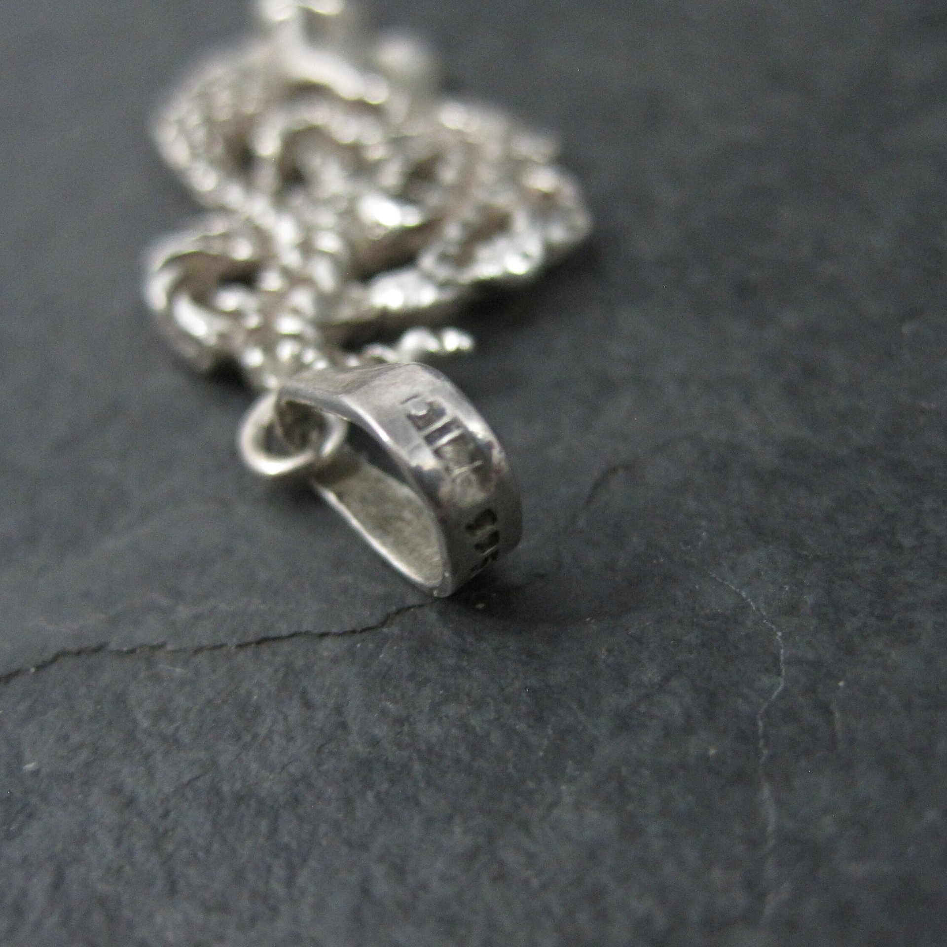 Vintage Sterling Mermaid Pendant