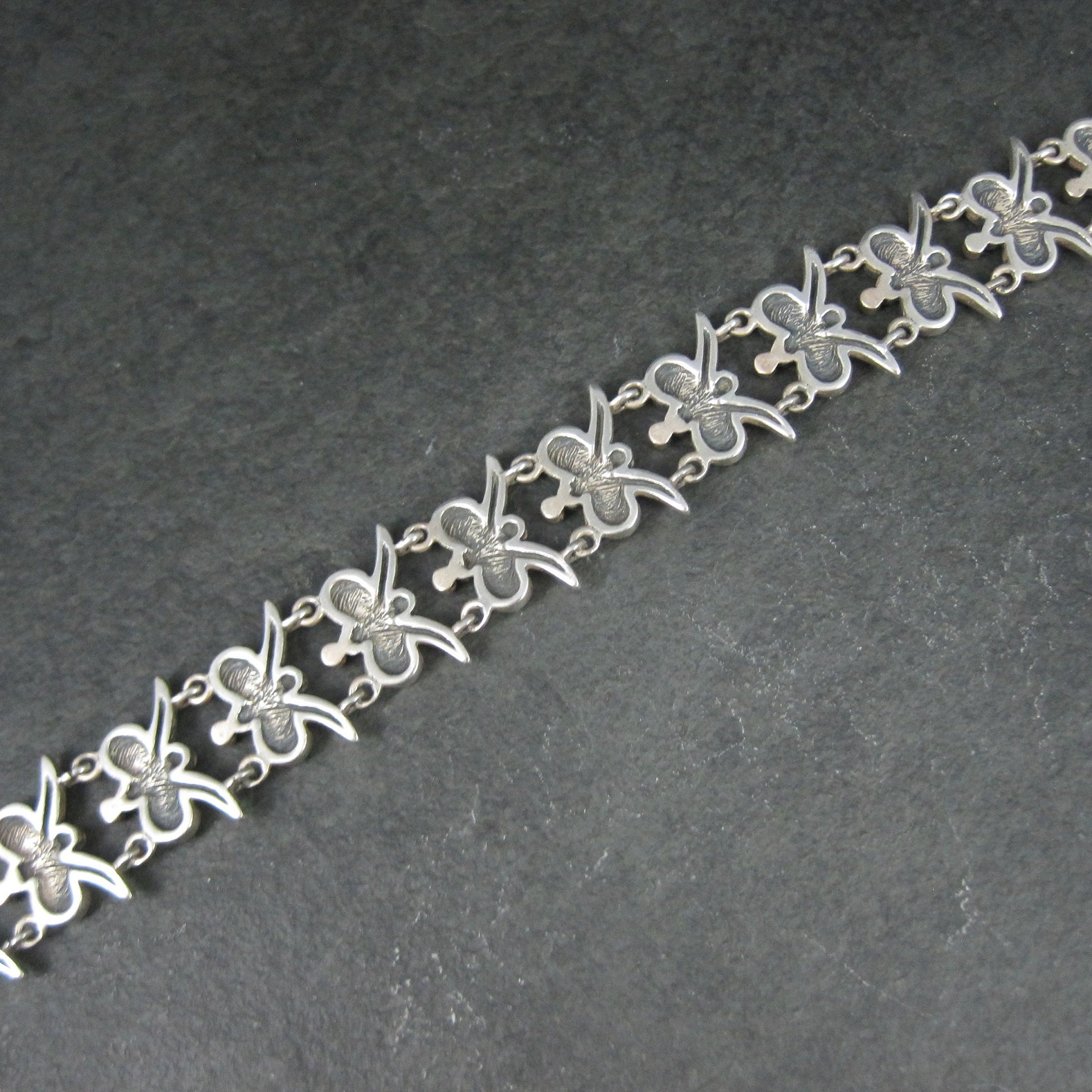 Mark Wasserman Samara Bracelet Sterling Silver 7 Inches Vintage