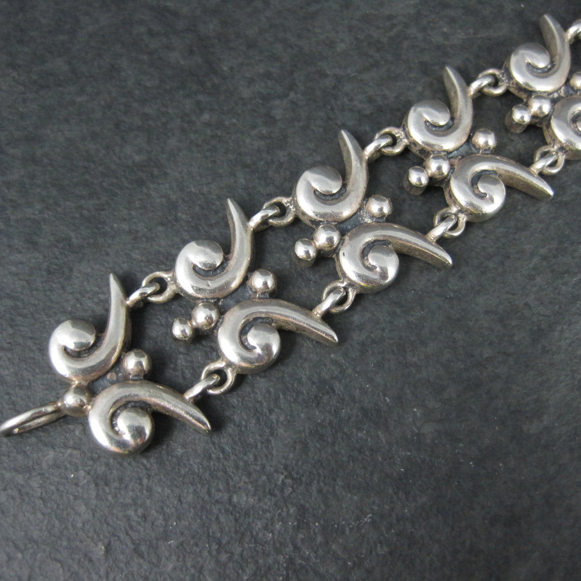 Mark Wasserman Samara Bracelet Sterling Silver 7 Inches Vintage