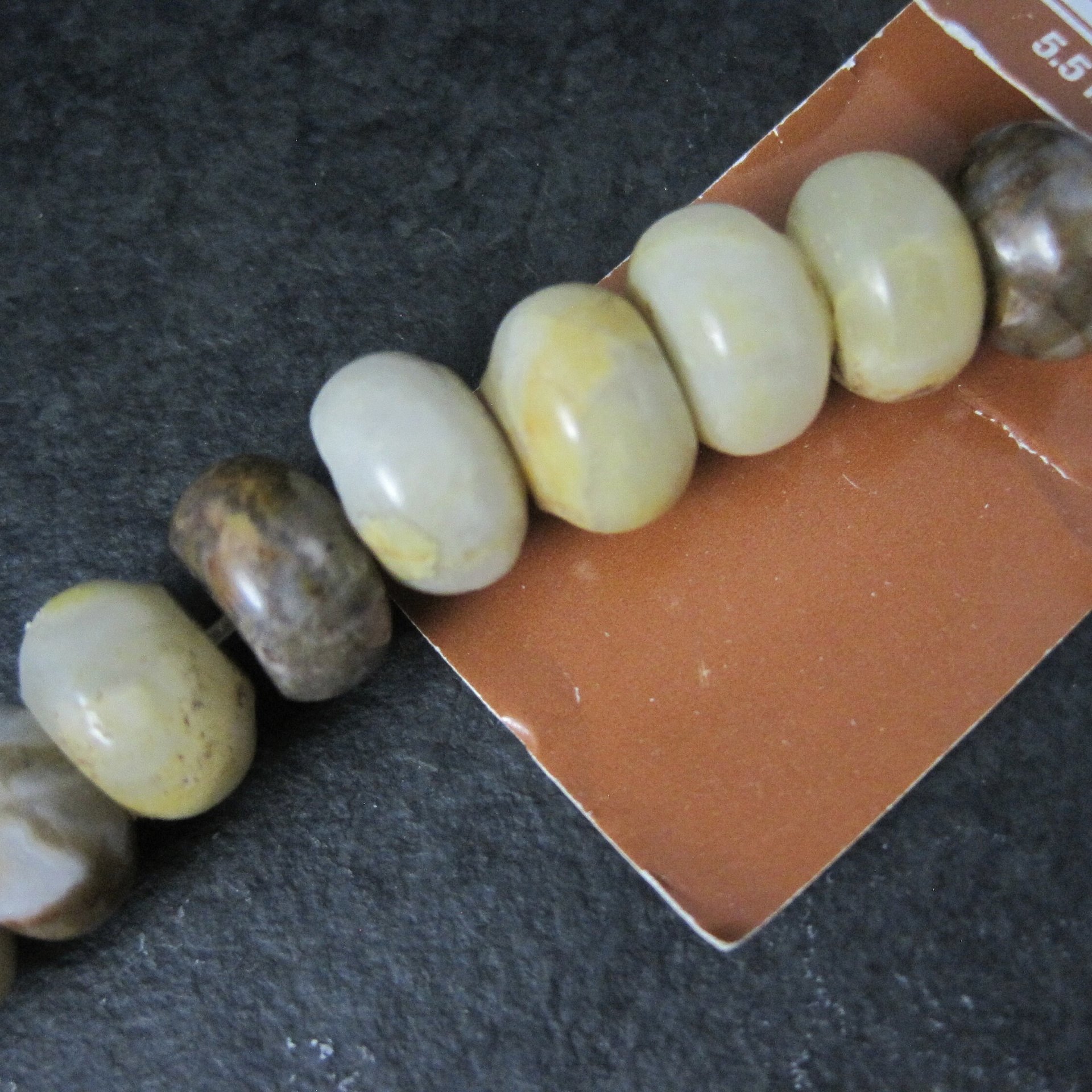 Crazy Agate Gemstone Beads Rondelle Strand 6x10mm Bead Gallery