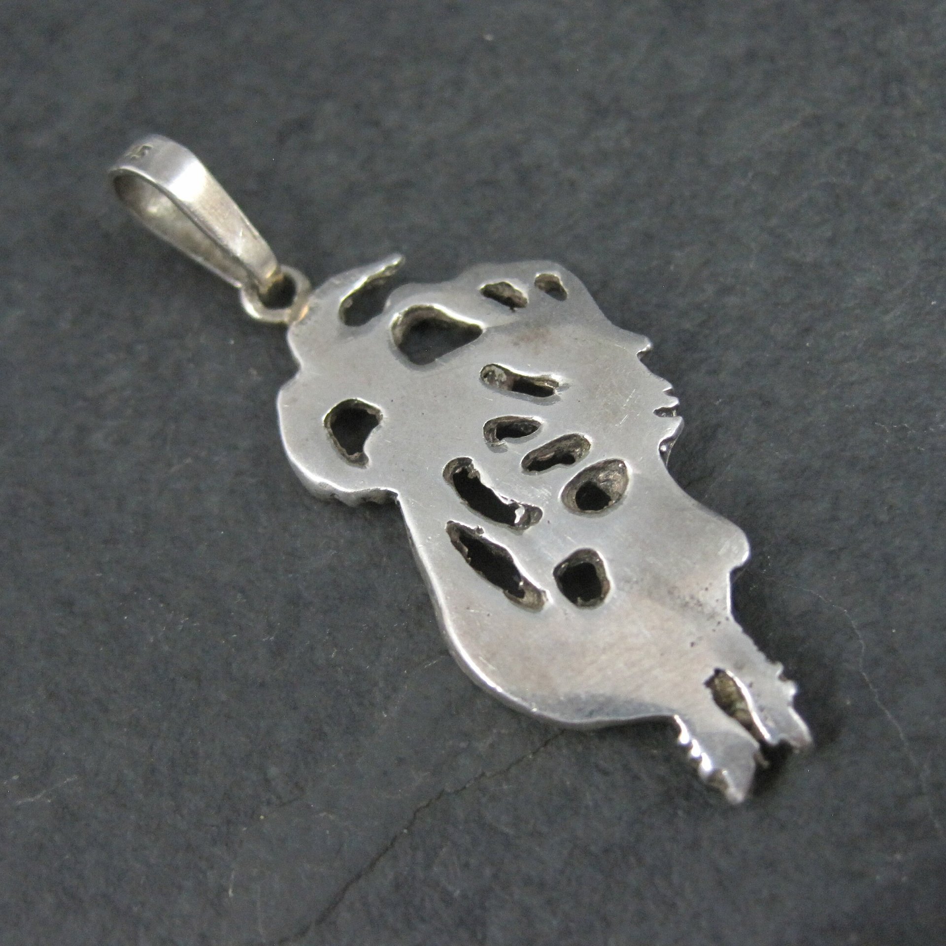 Vintage Sterling Mermaid Pendant
