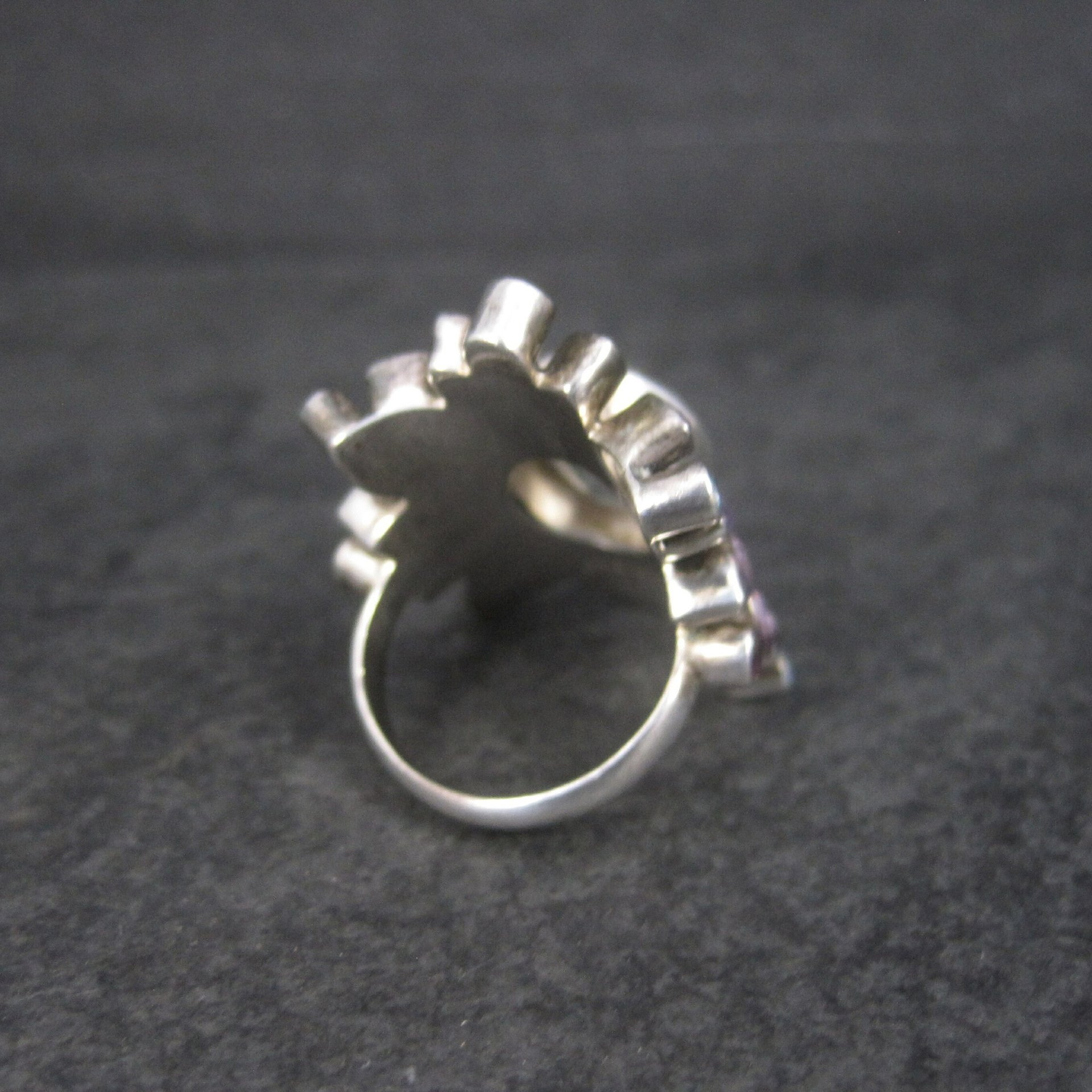 Large Nicky Butler Sterling Ring Amethyst Prasiolite Size 8 Limited Edition