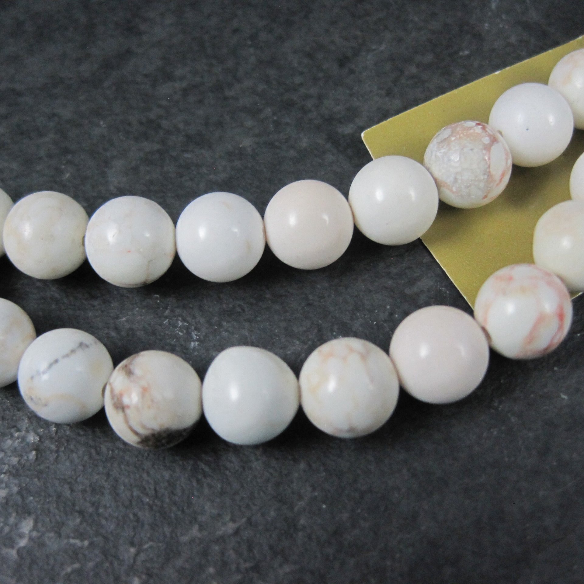 Bead Gallery 8mm Round Howlite Beads