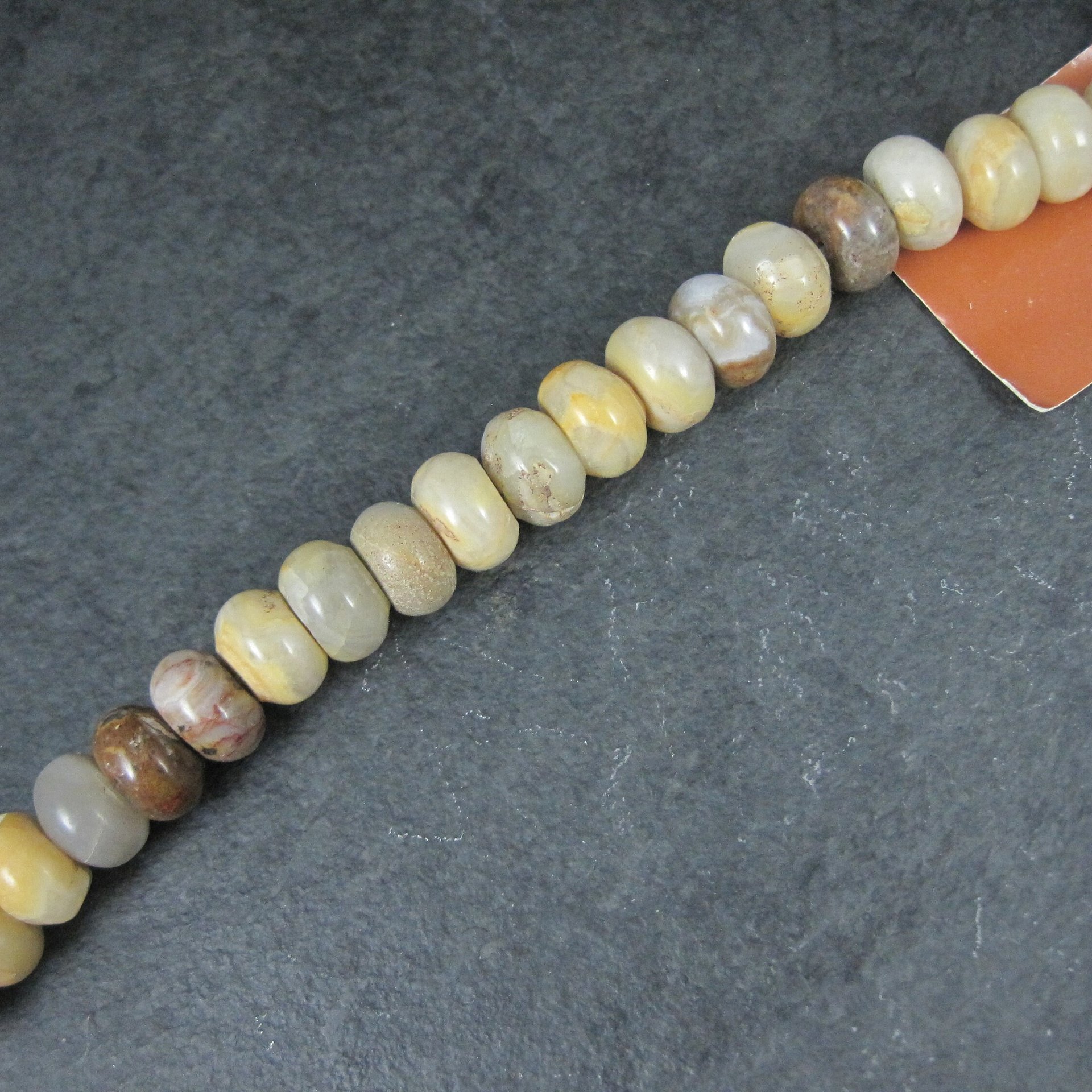 Crazy Agate Gemstone Beads Rondelle Strand 6x10mm Bead Gallery
