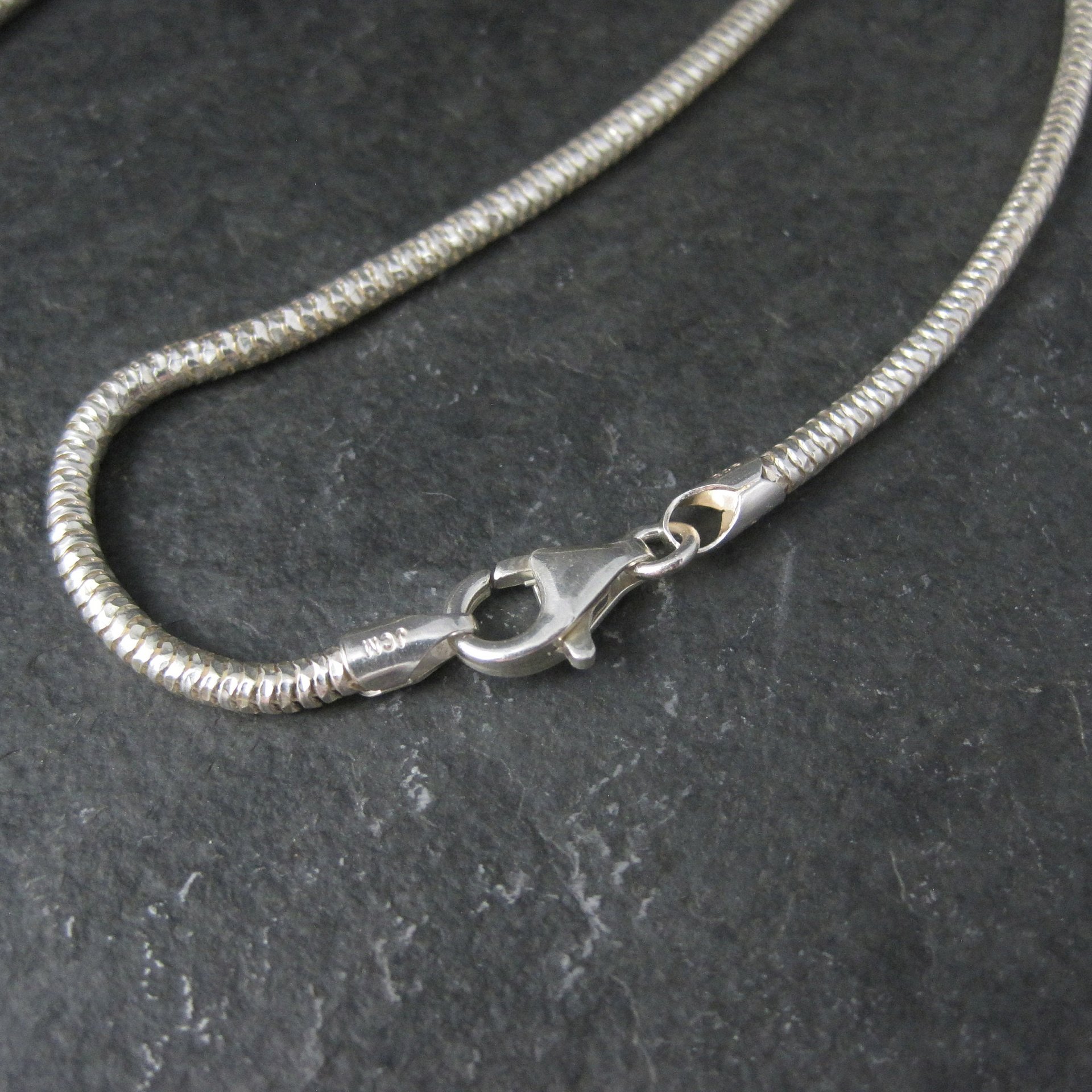 Italian Sterling 2mm Snake Chain 24 Inches