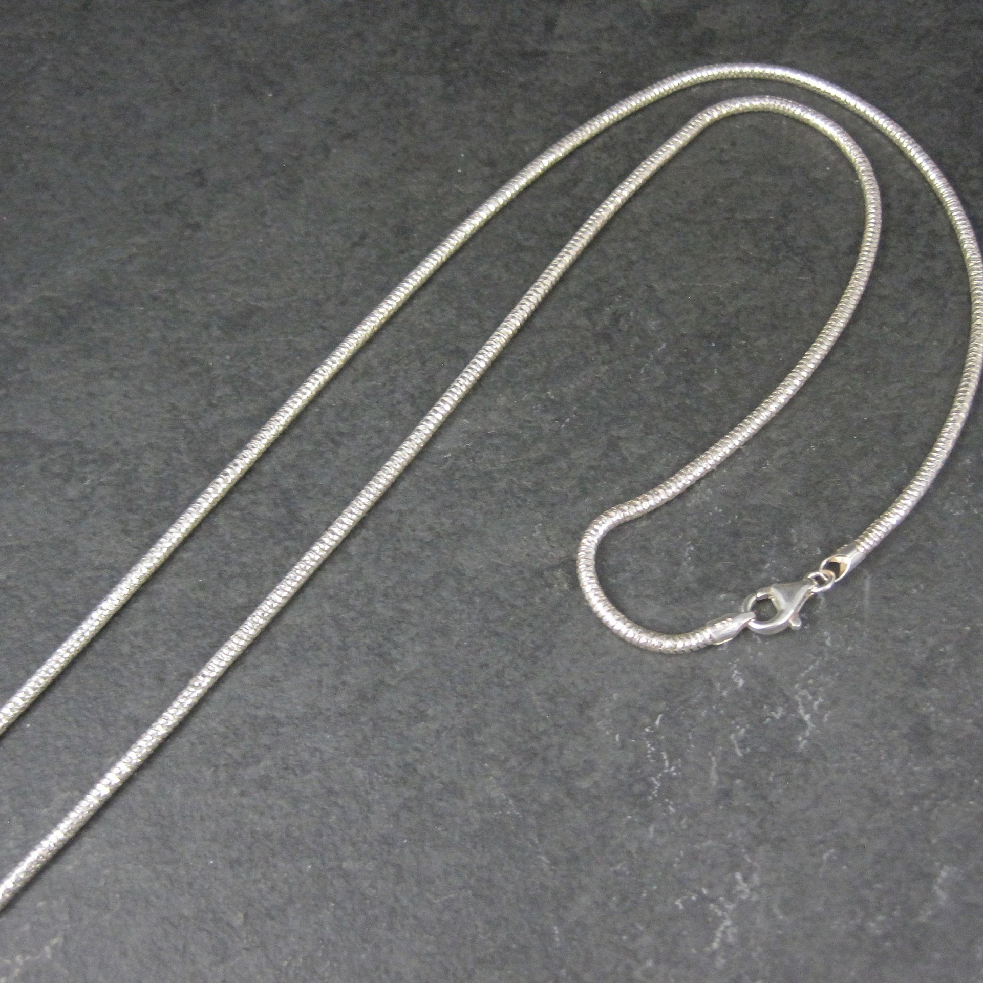 Italian Sterling 2mm Snake Chain 24 Inches