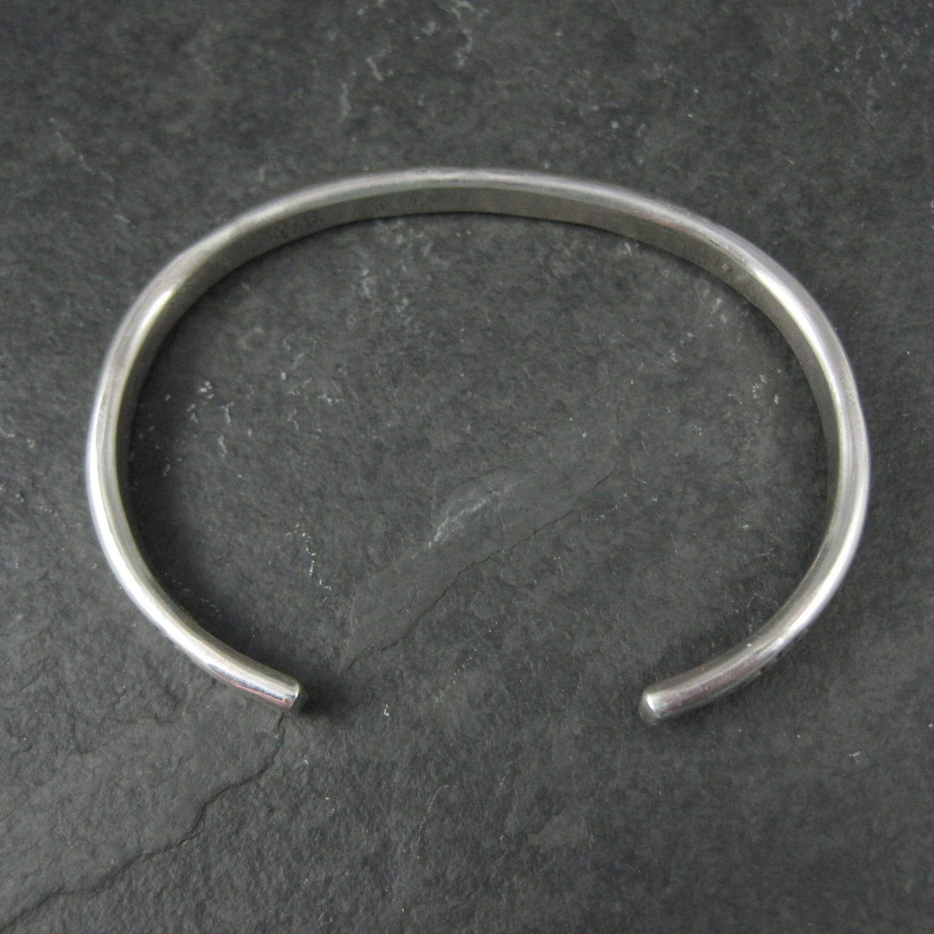 Southwestern Vintage Sterling Cuff Bracelet 6 Inches Tahe