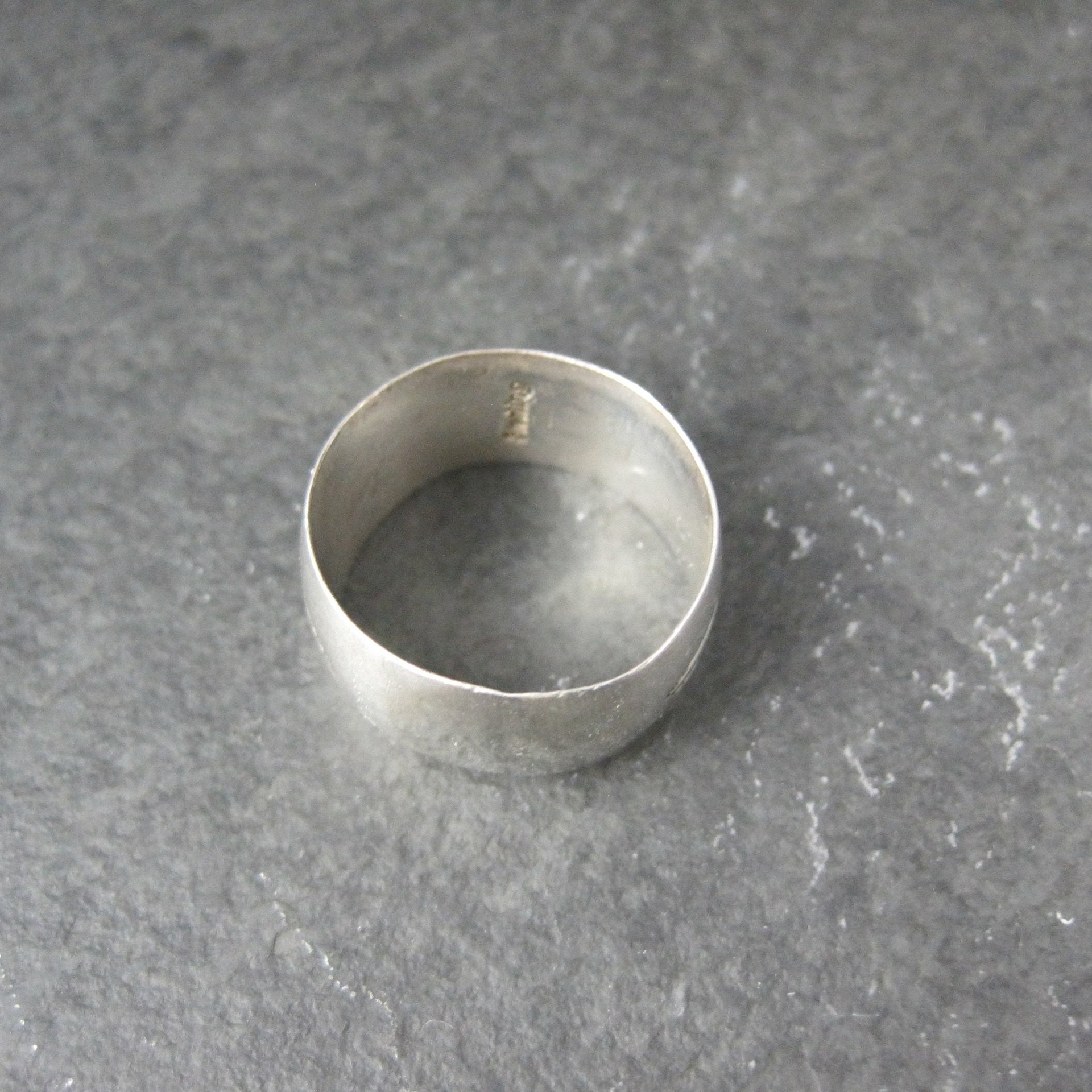 Wide Southwestern Sterling Band Ring Size 6