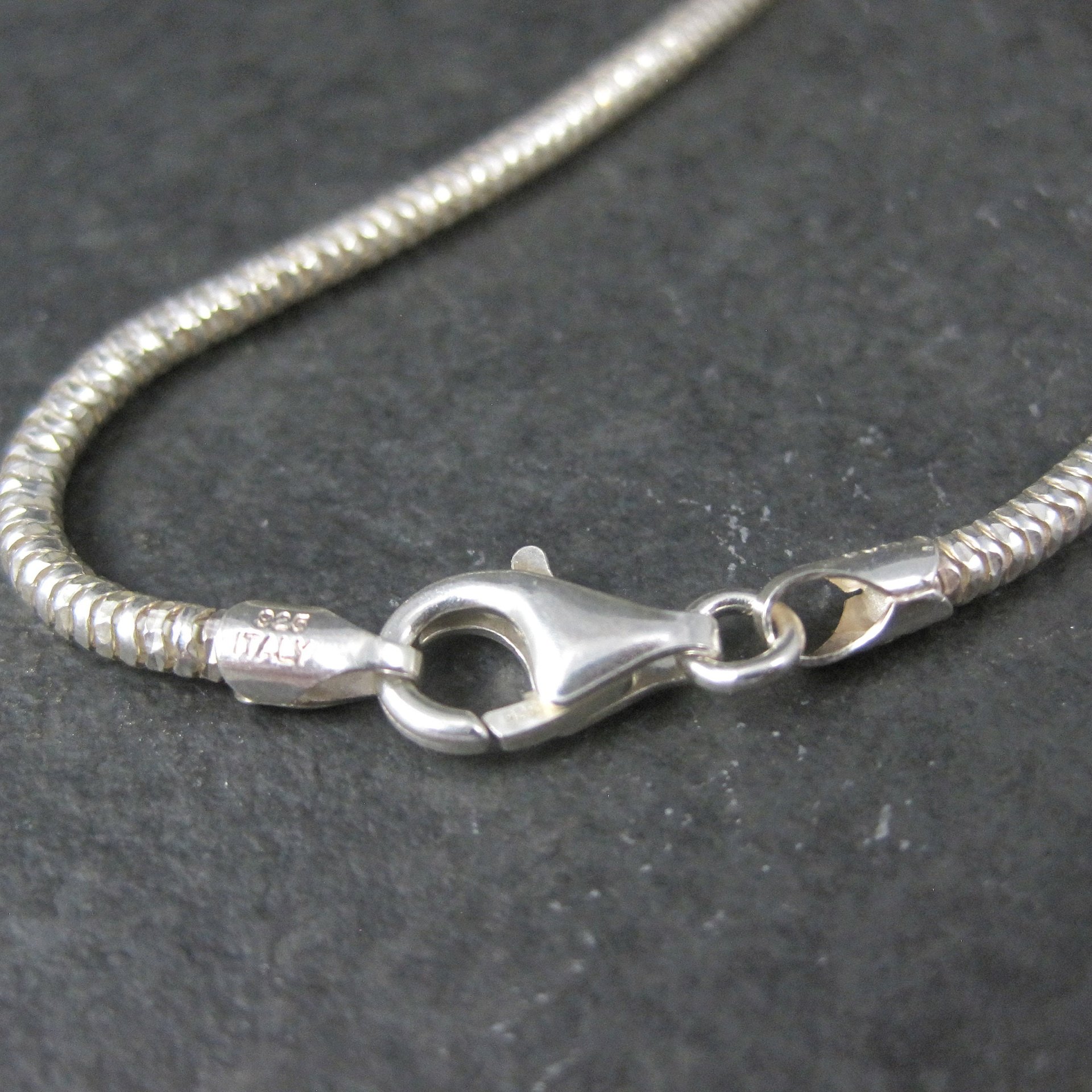 Italian Sterling 2mm Snake Chain 24 Inches