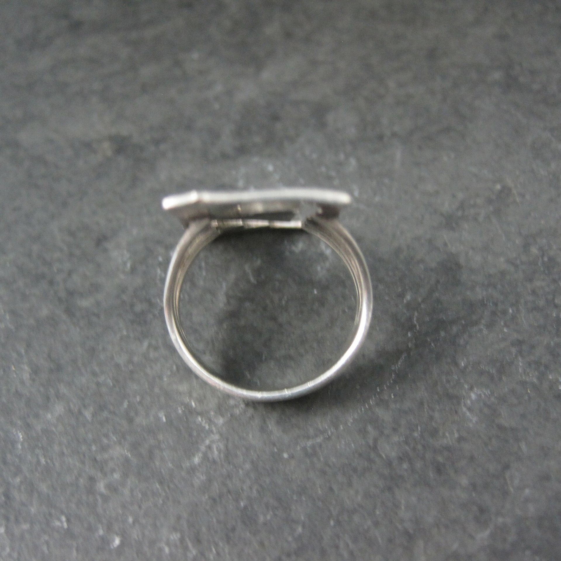 Long Southwestern Hopi Sterling Ring Size 7