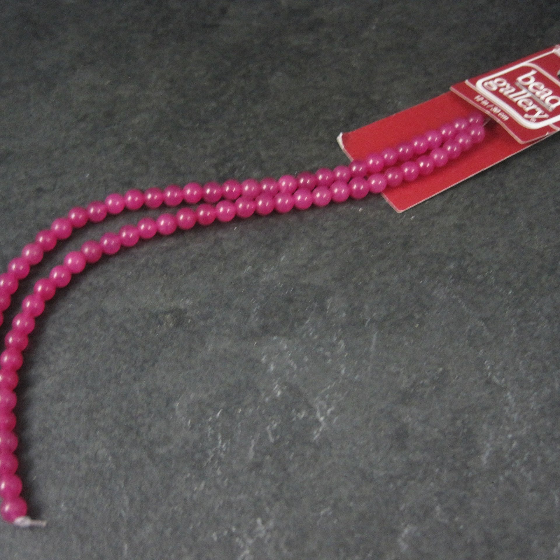 Round 4mm Pink Quartzite Beads