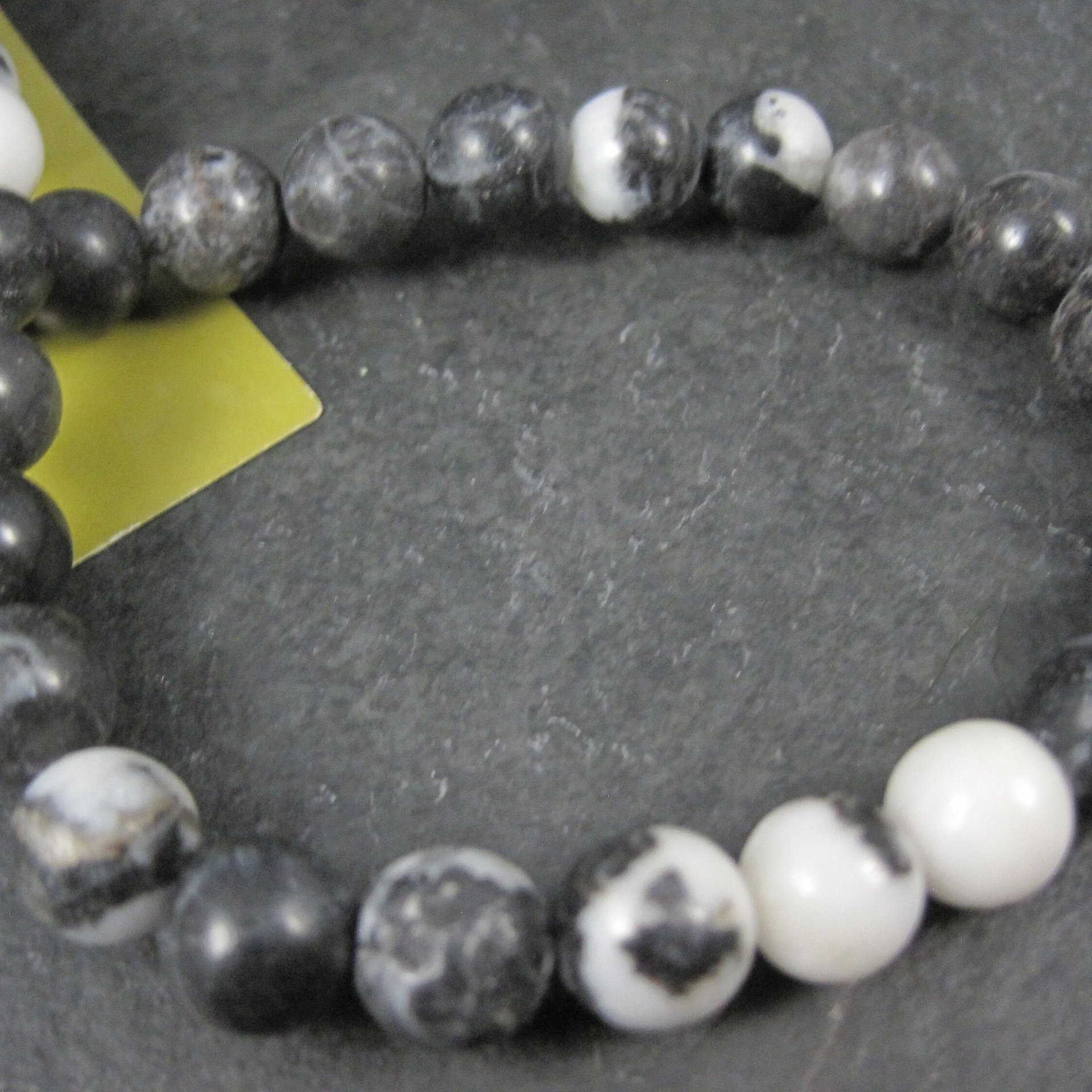8mm Round Zebra Jasper Beads