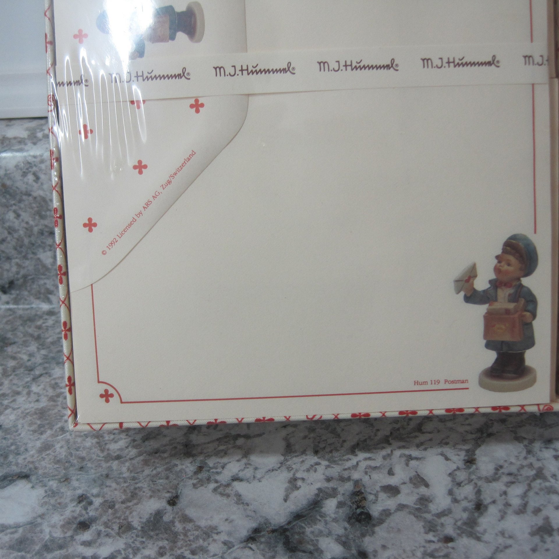 MJ Hummel 119 Postman Stationary Set 1992 Yonkers NOS