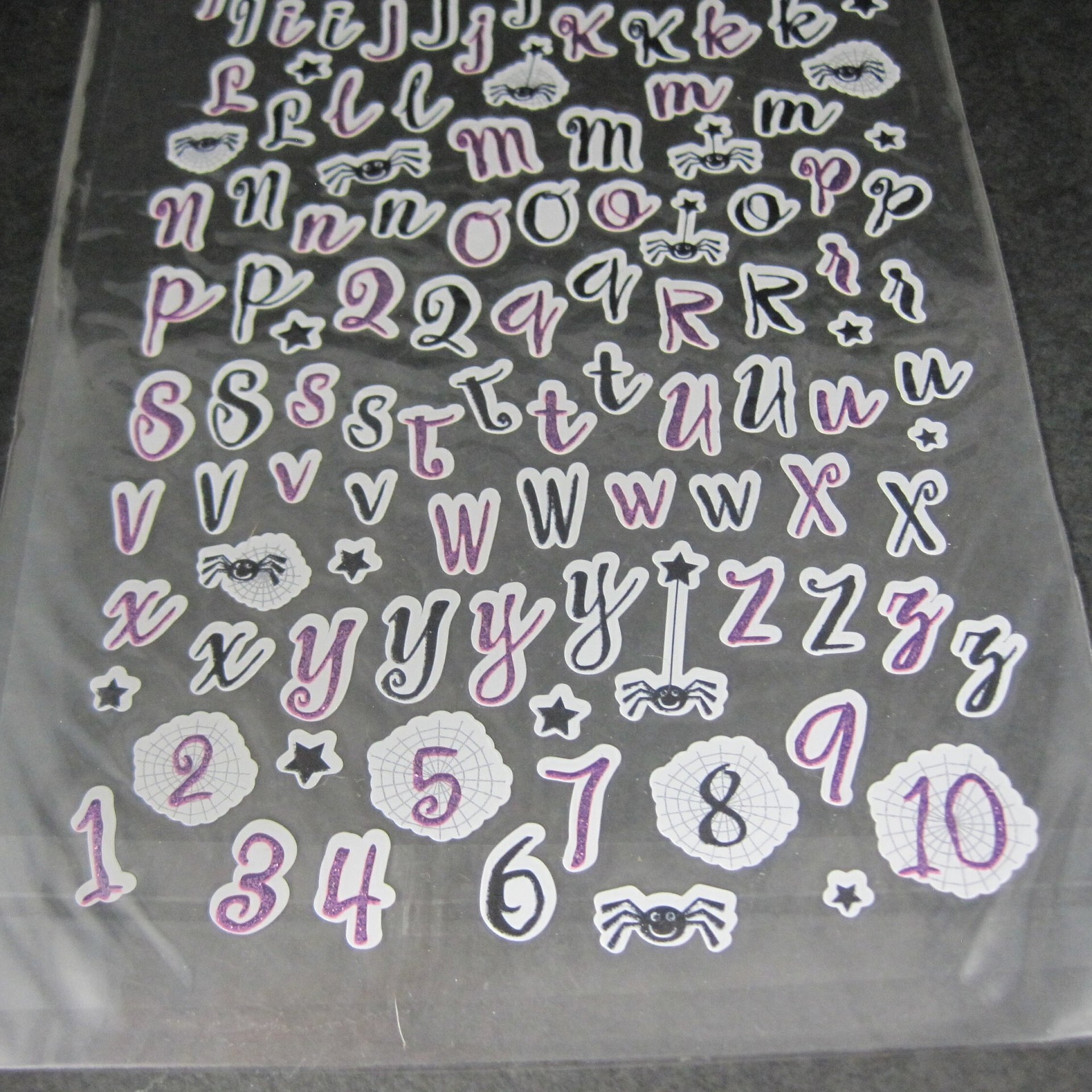 Studio G Halloween Alphabet Scrapbook Stickers .50" Discontinued