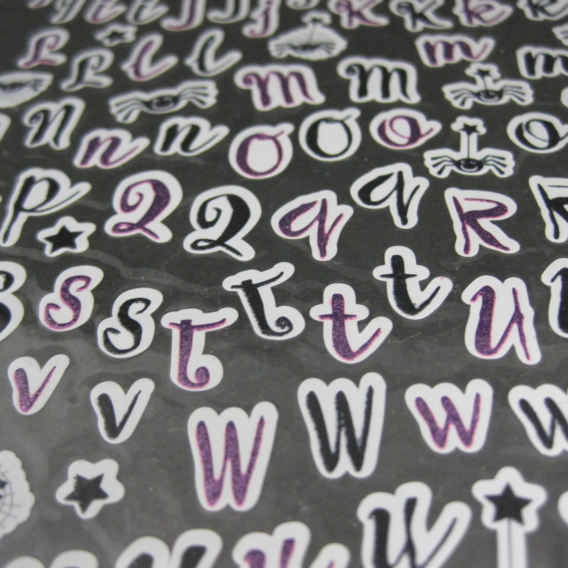 Studio G Halloween Alphabet Scrapbook Stickers .50" Discontinued